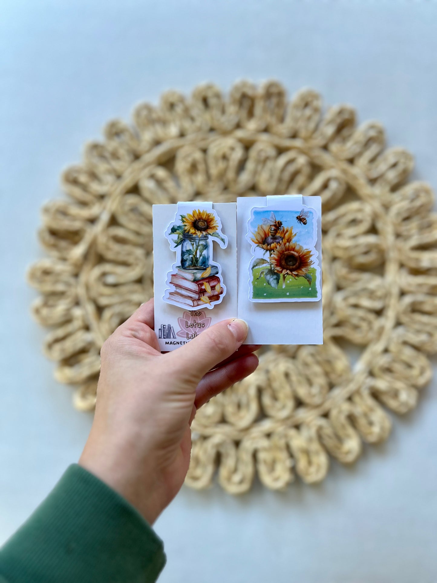 Sunflower Magnetic Bookmark