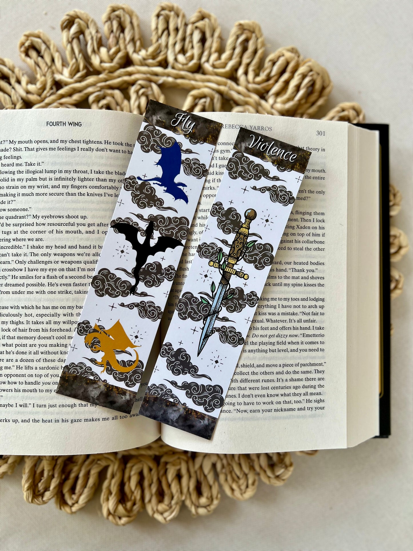 Fly/Violence Classic Bookmark