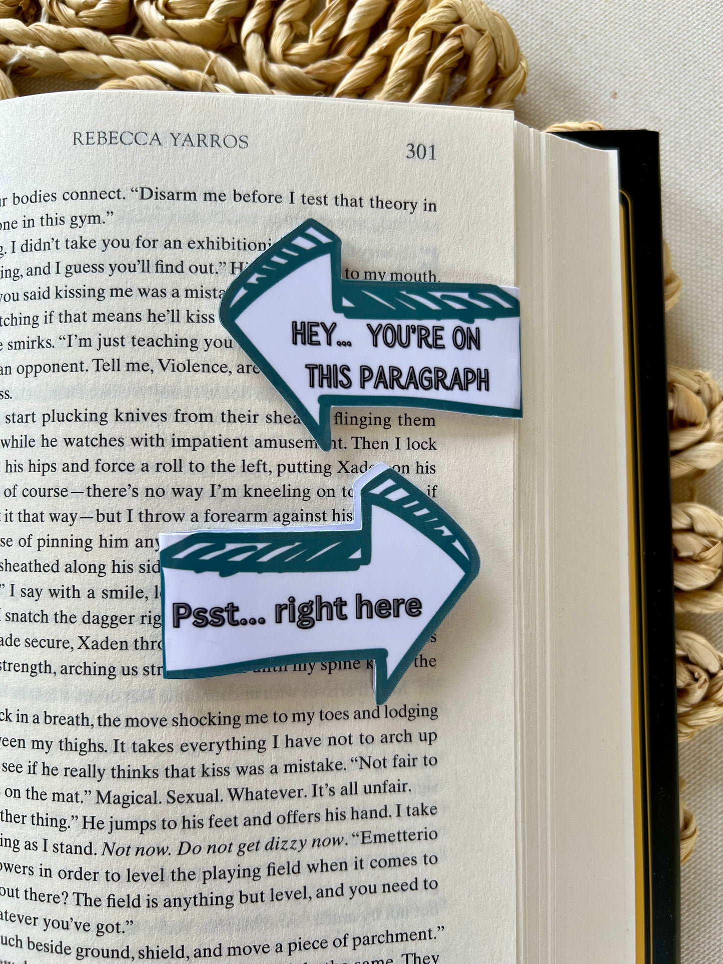 Hey... You're on this paragraph Magnetic Bookmark