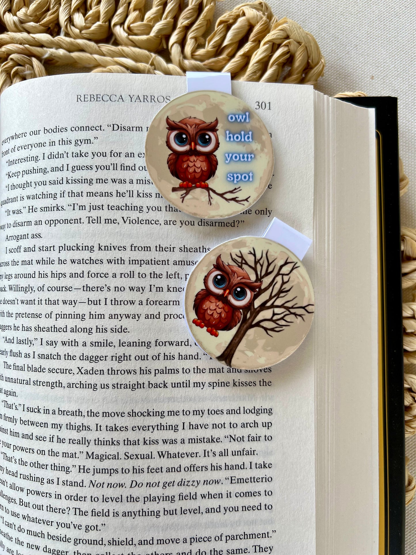 Owl Magnetic Bookmark