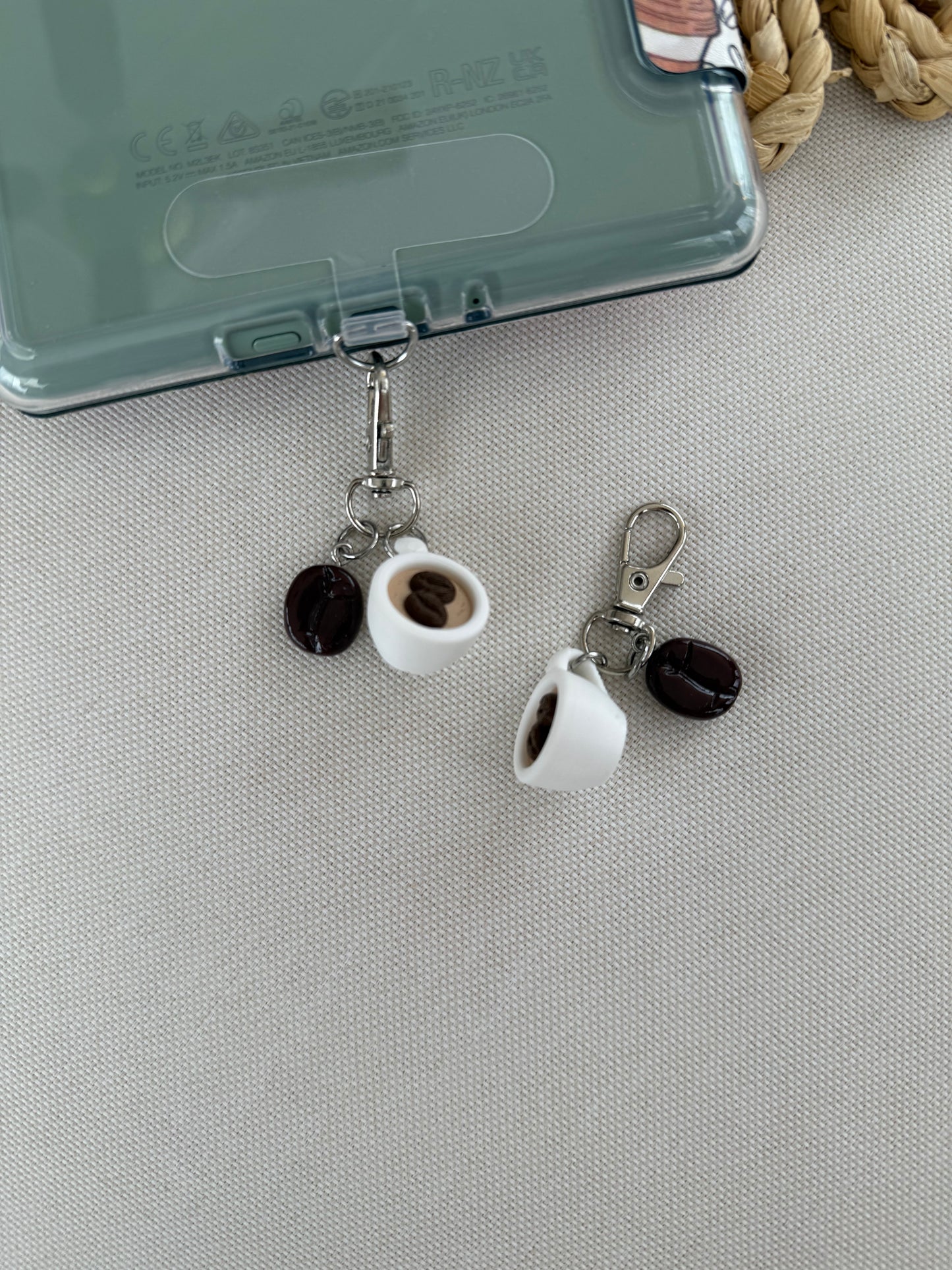 Coffee Cup Tethered Charm
