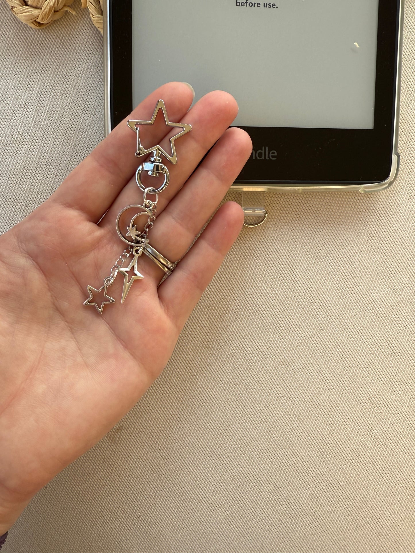 Moon & Stars Tethered Charm