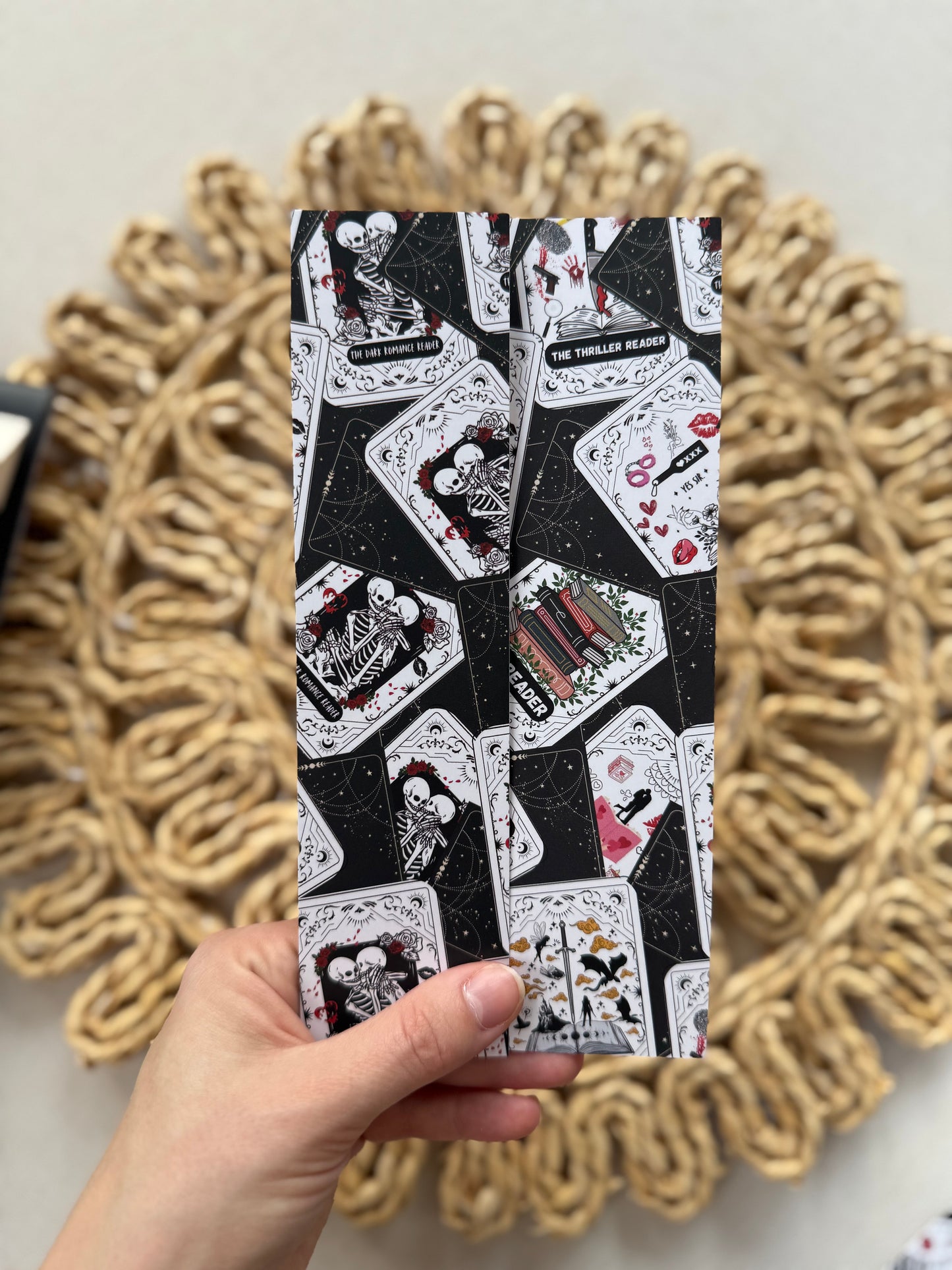 The Dark Romance Reader Tarot Card Classic Bookmark