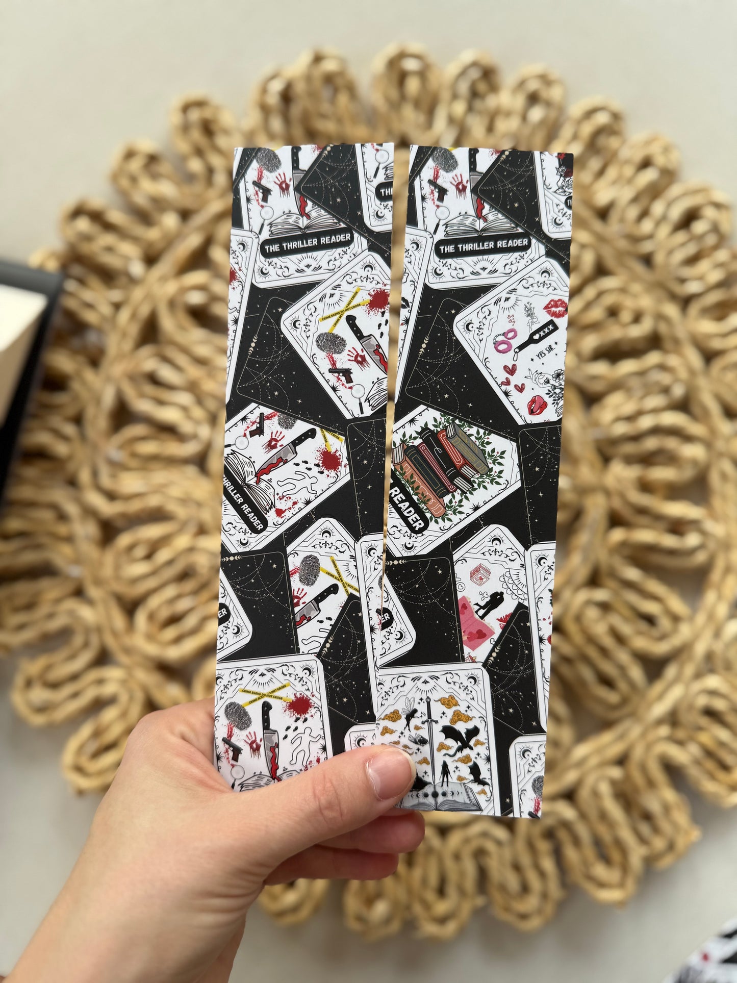 The Thriller Reader Tarot Card Classic Bookmark