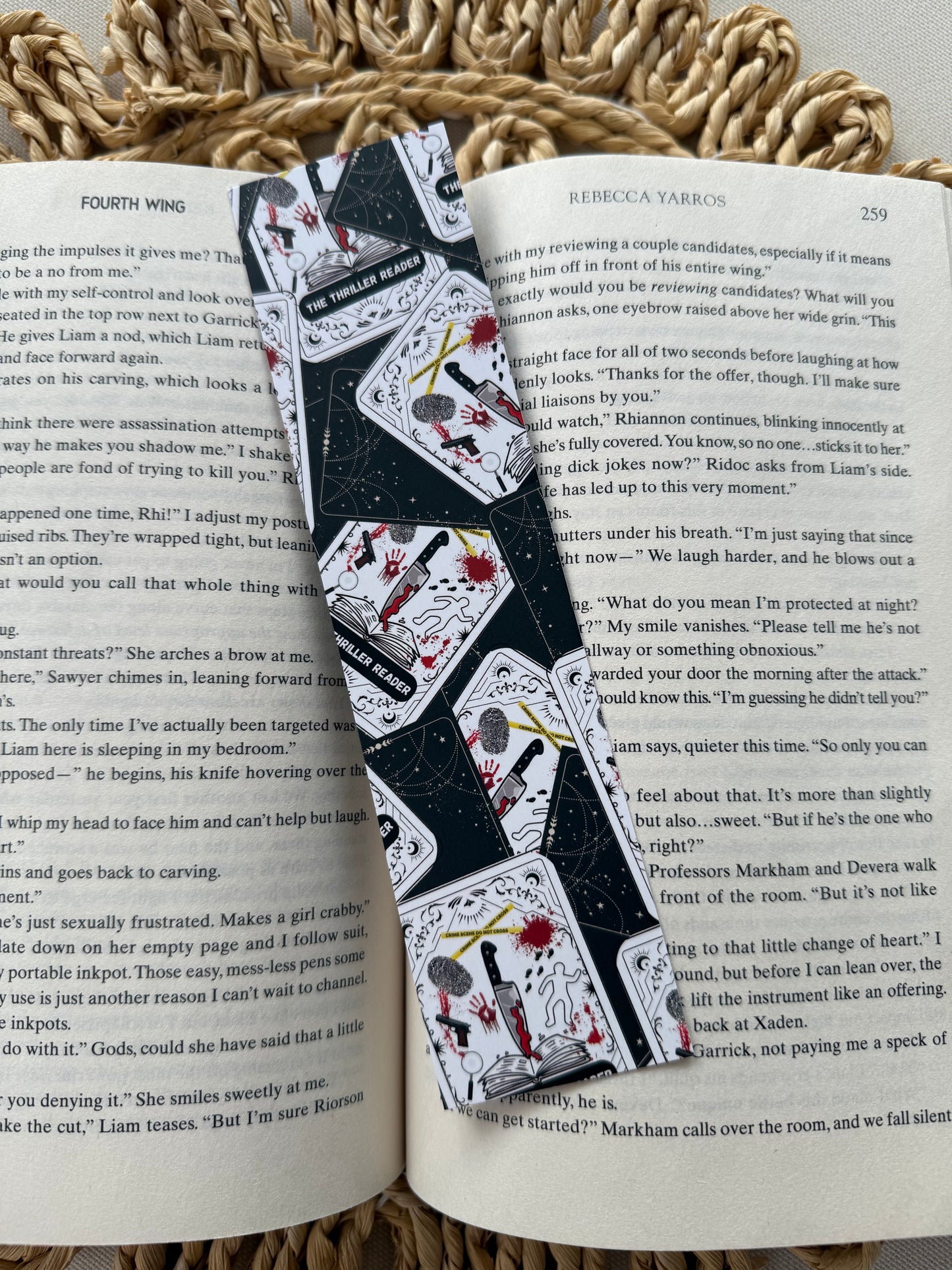 The Thriller Reader Tarot Card Classic Bookmark