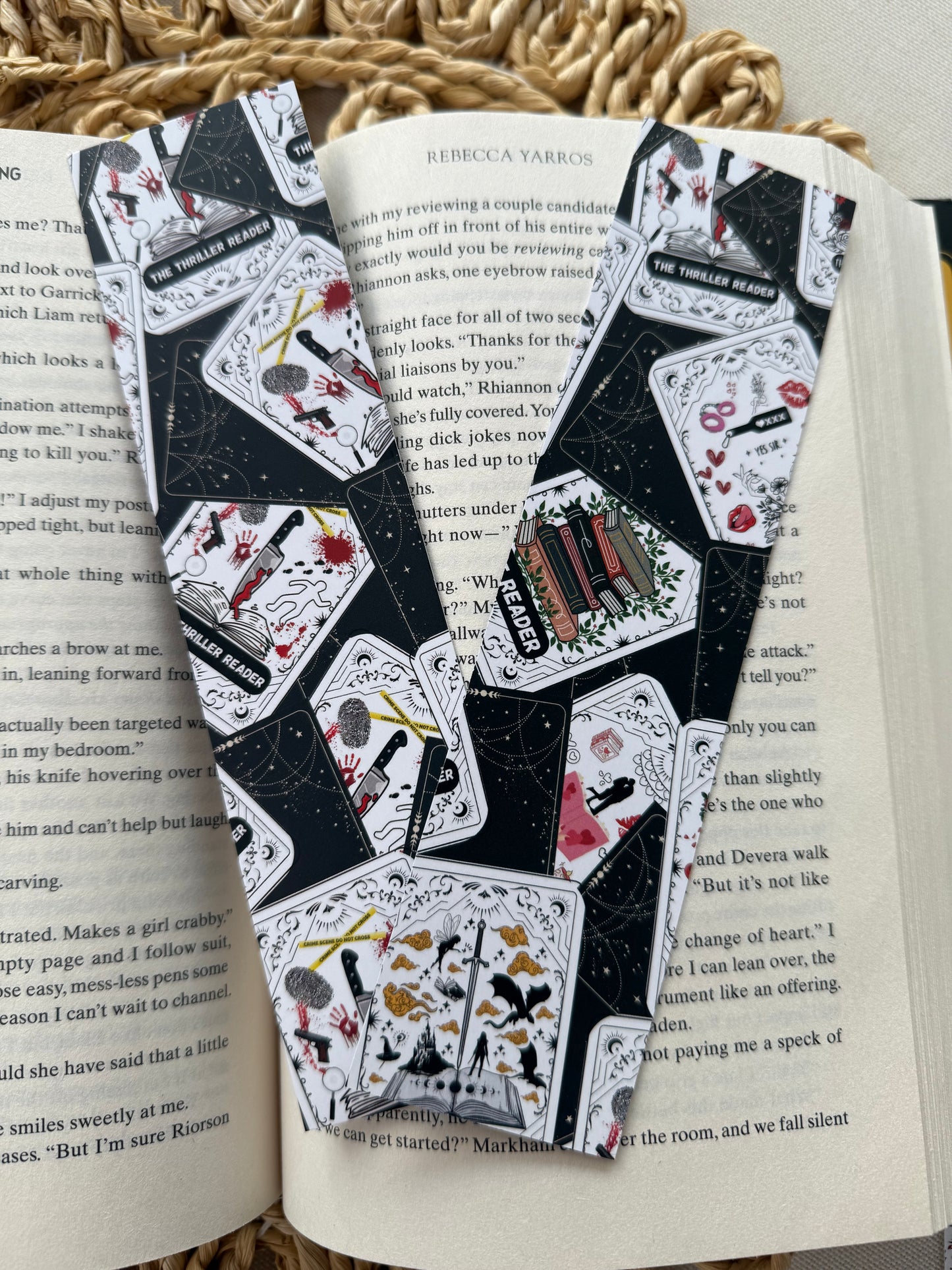 The Thriller Reader Tarot Card Classic Bookmark