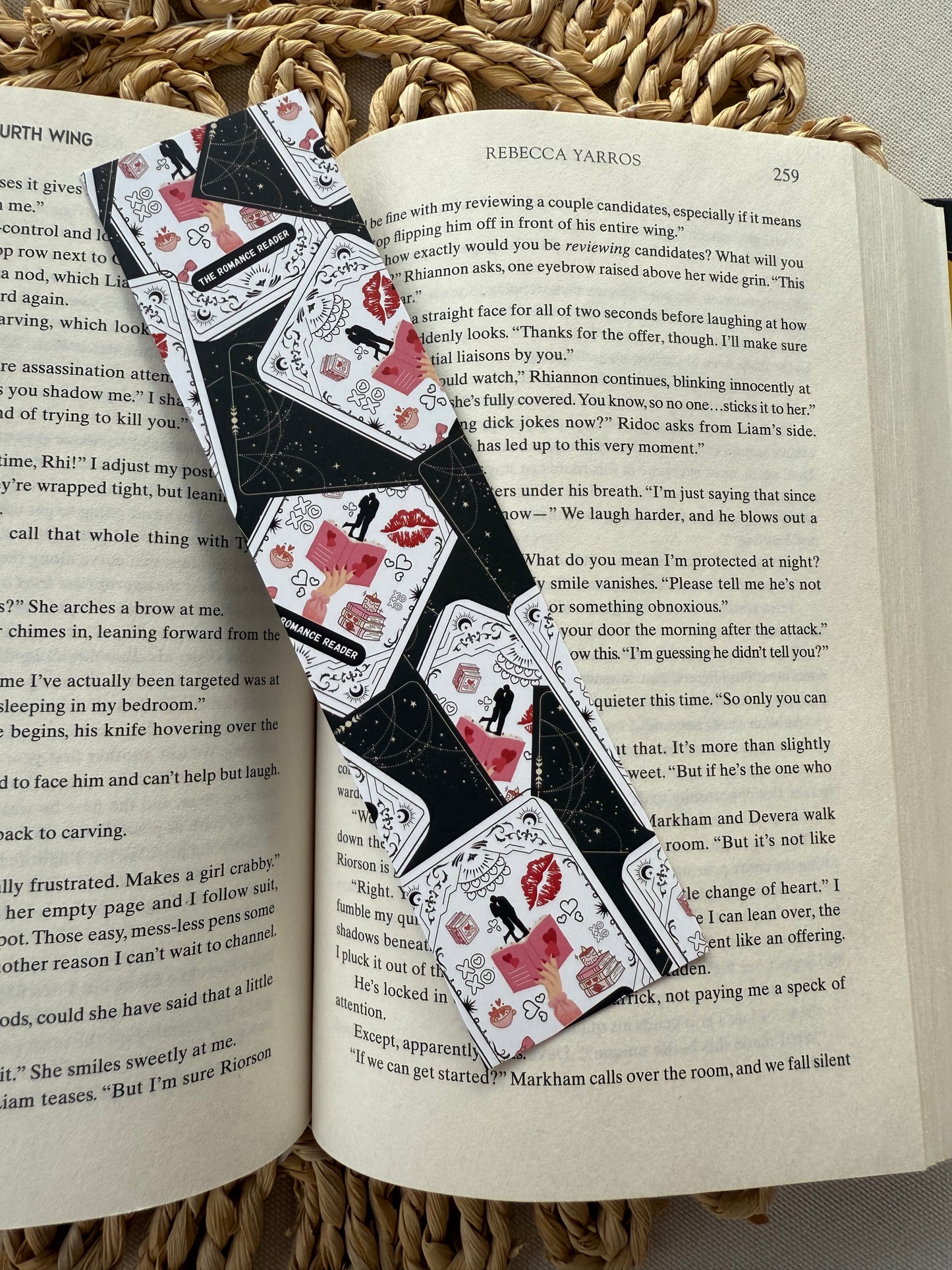 The Romance Reader Tarot Card Classic Bookmark
