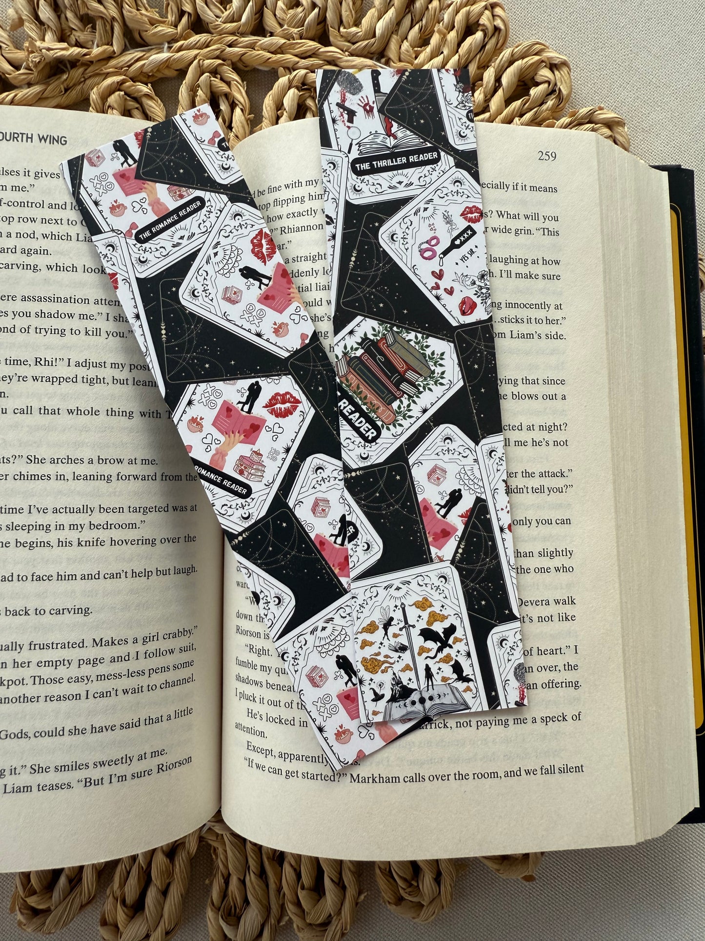 The Romance Reader Tarot Card Classic Bookmark