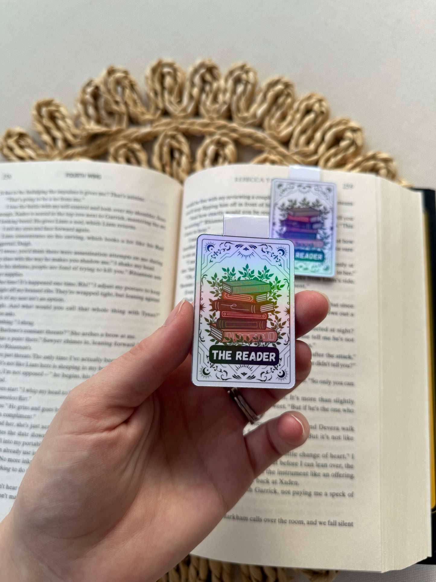 The Reader Tarot Card Magnetic Bookmark (holographic)