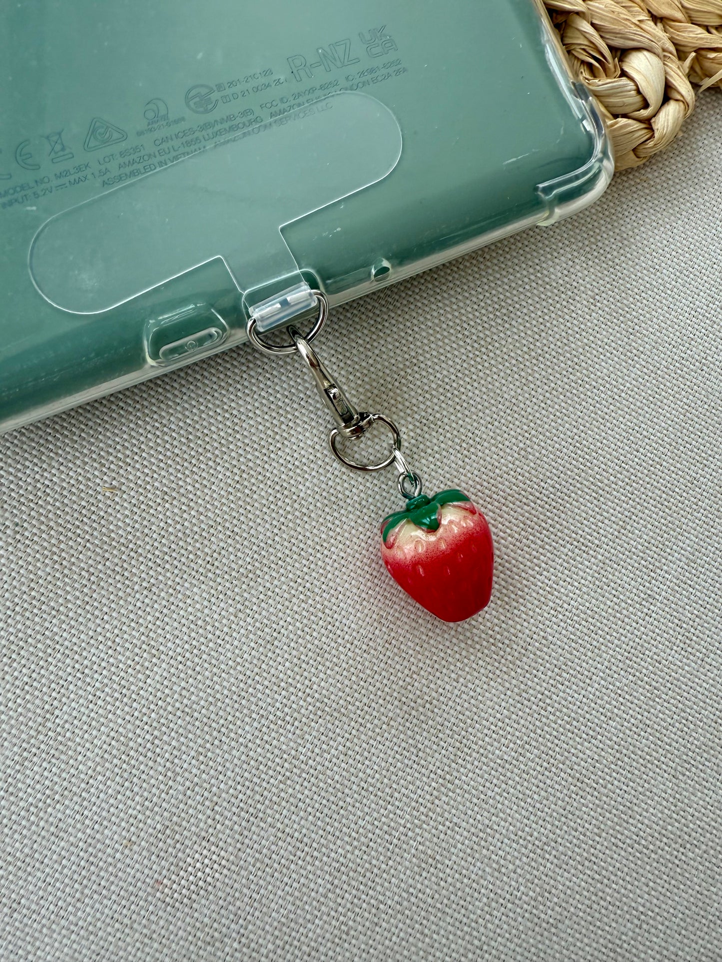 Strawberry Tethered Charm