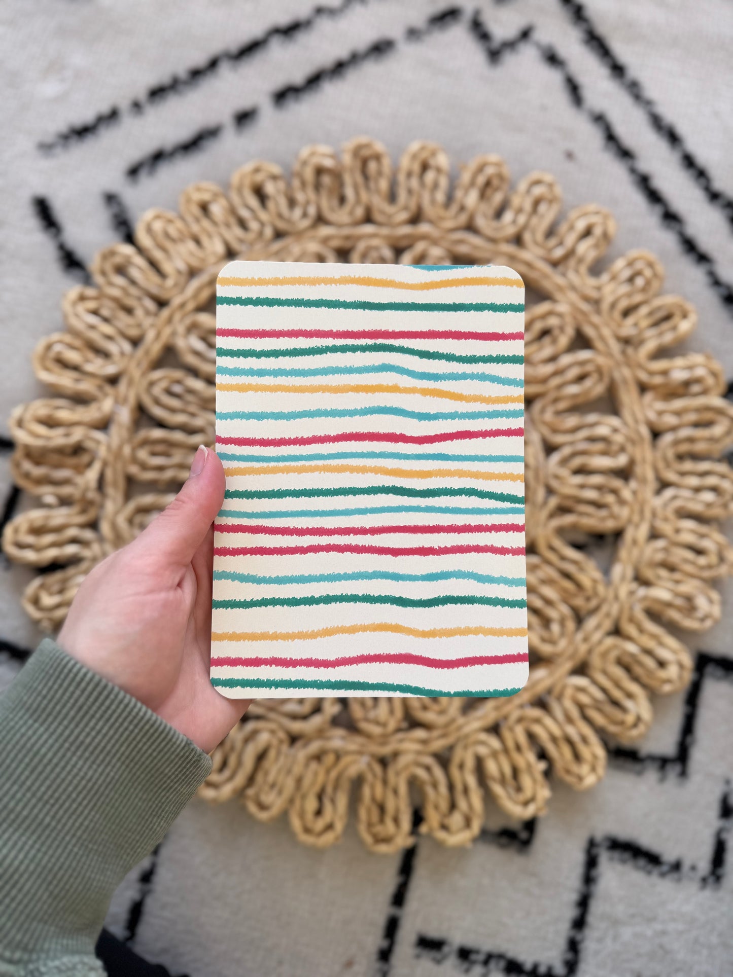 Retro Squiggles Kindle Insert