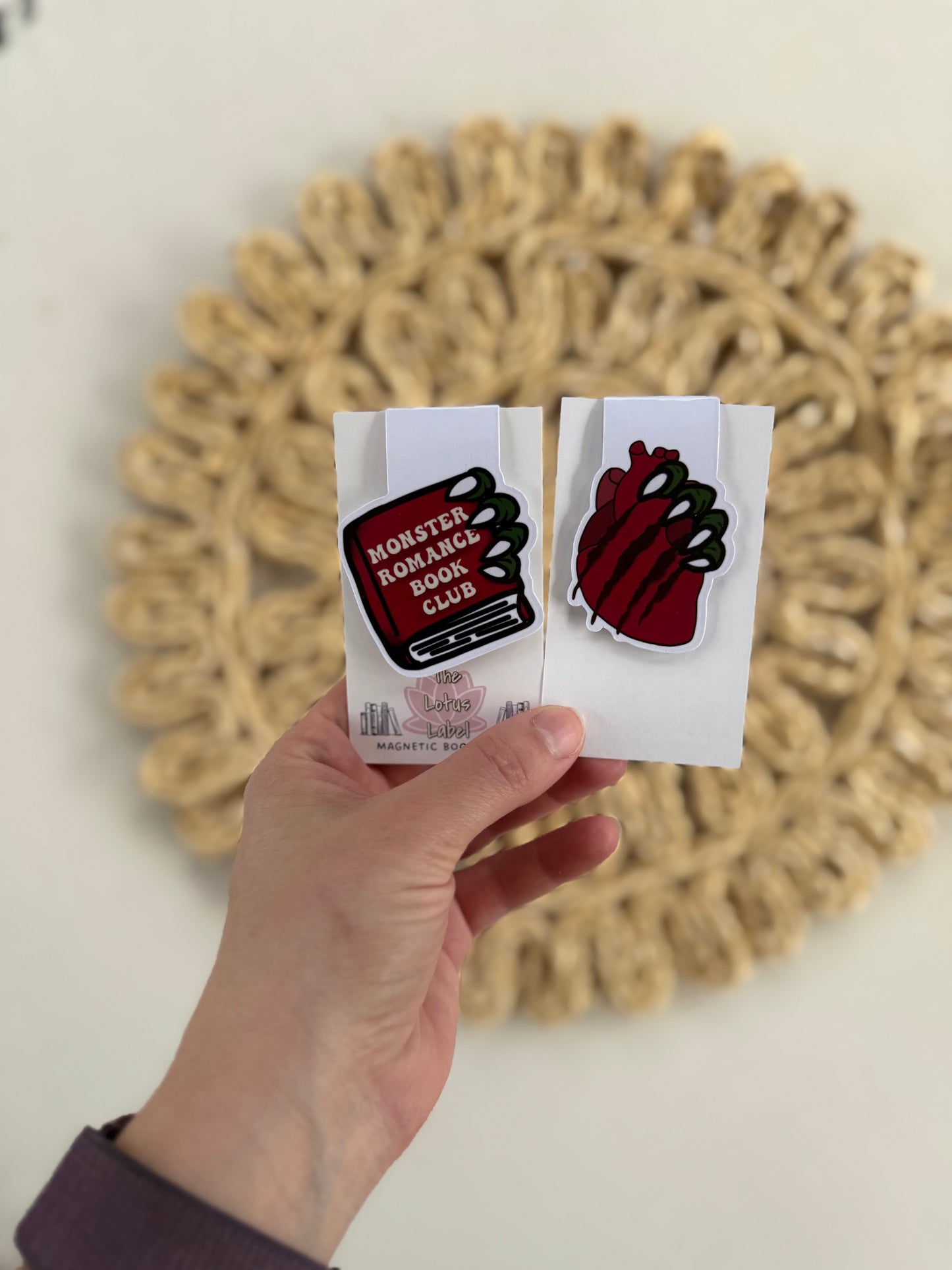 Monster Romance Book Club Magnetic Bookmark