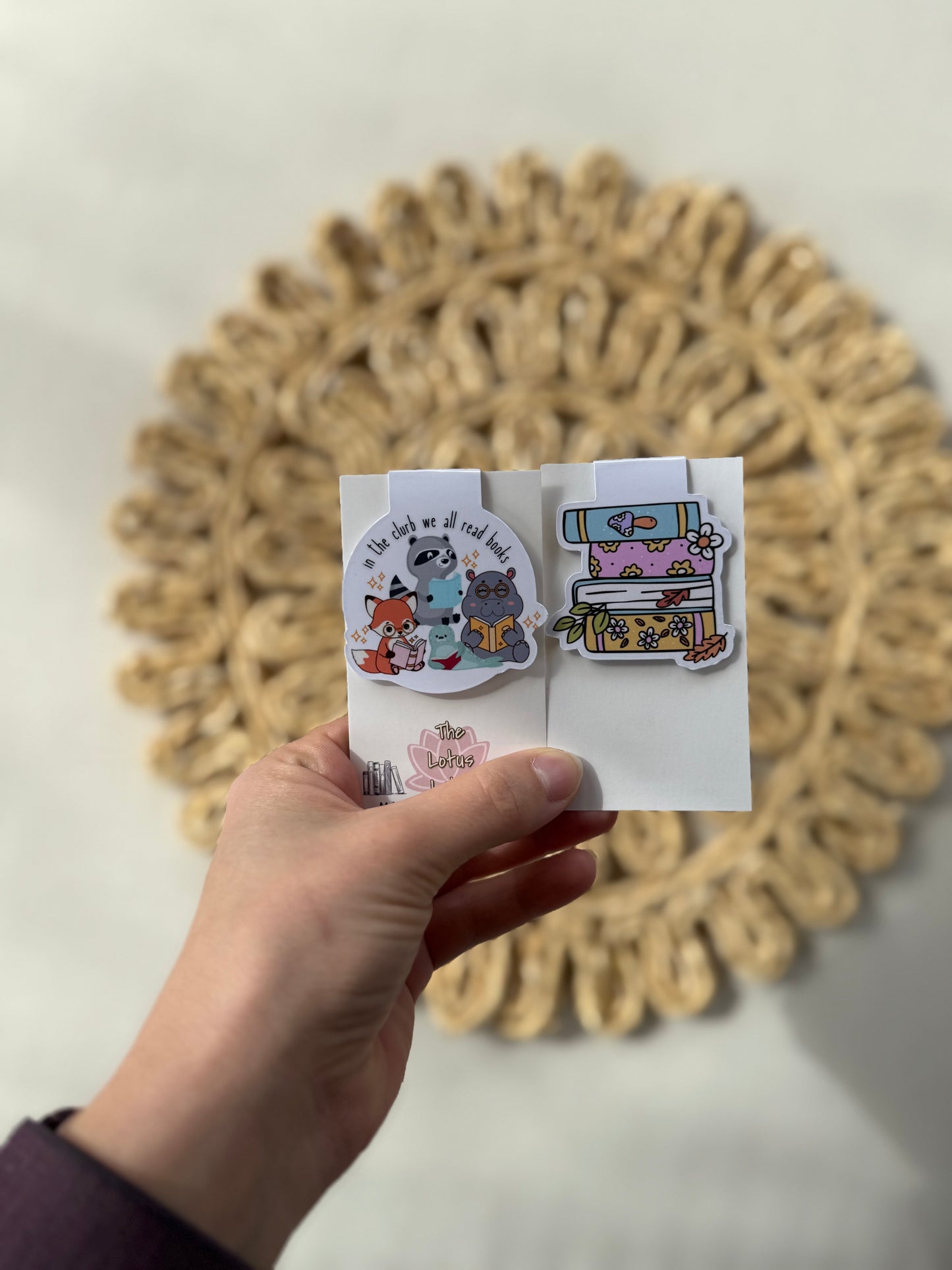 In the Clurb We All Read Books Magnetic Bookmark