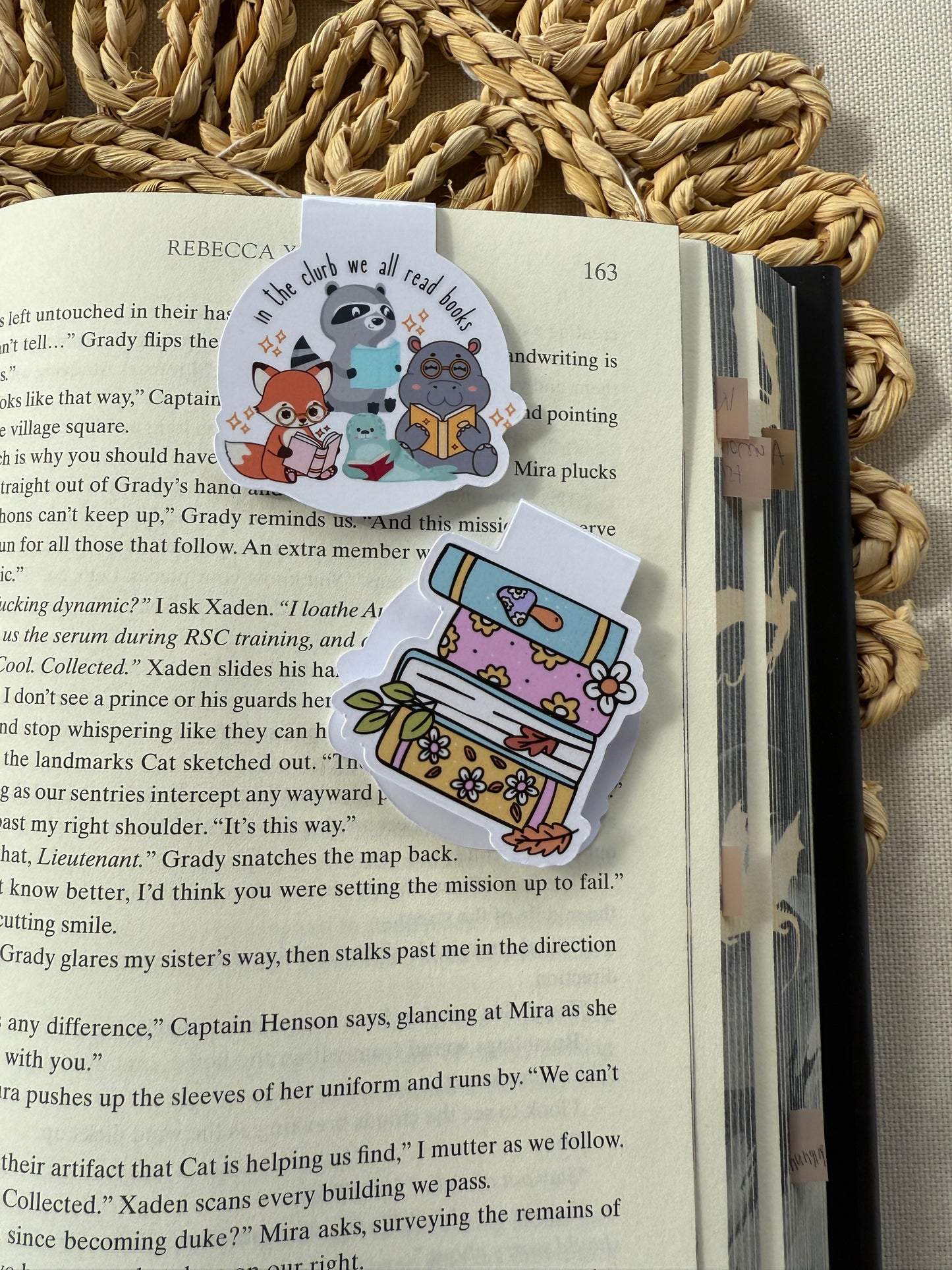 In the Clurb We All Read Books Magnetic Bookmark