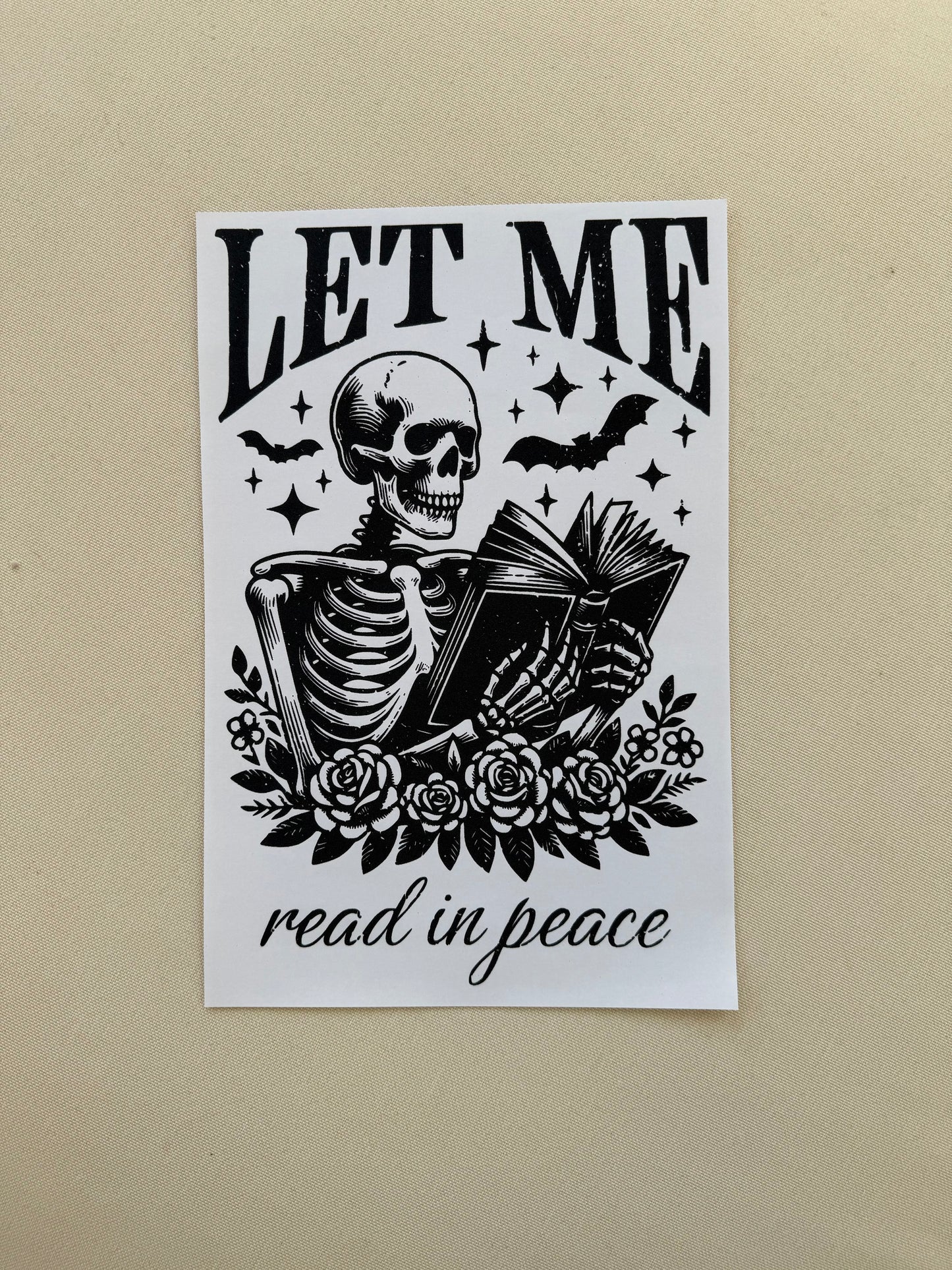 Let me read in peace (black ink) Shirt