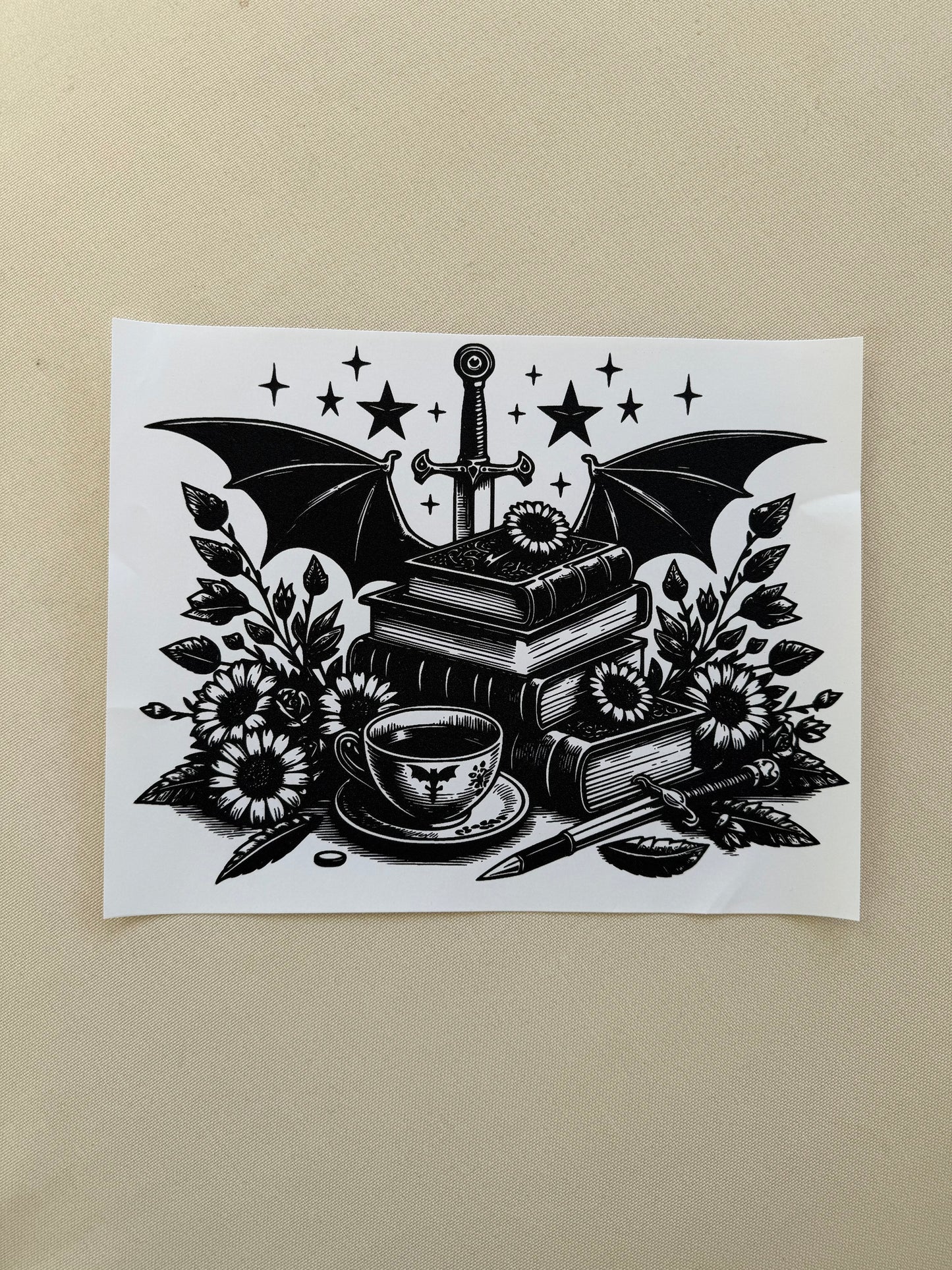 Books & Dragon Shirt