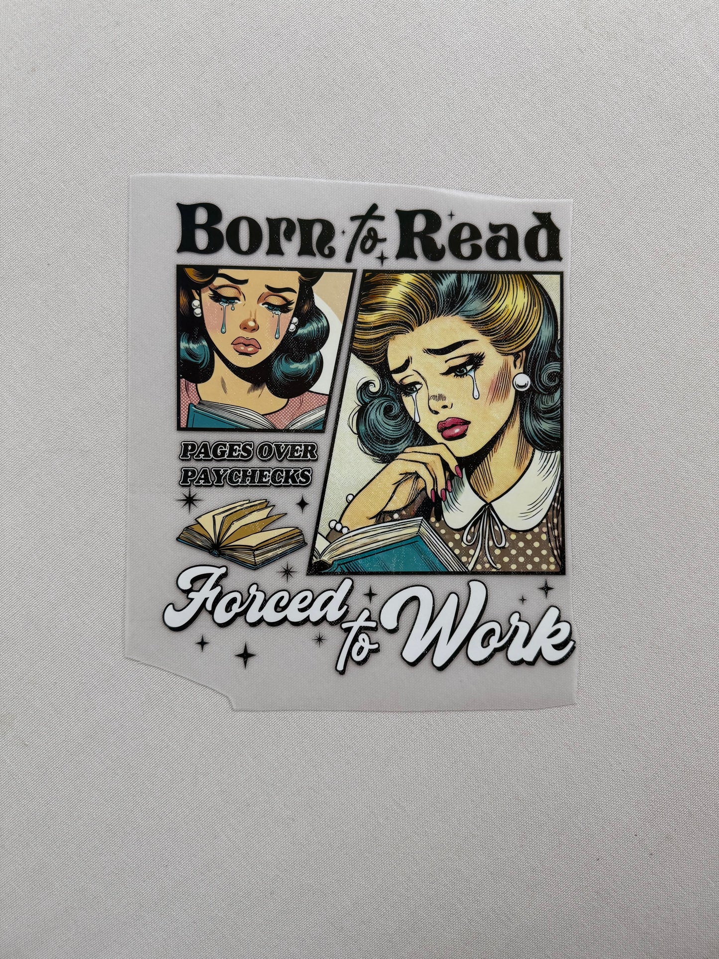 Born to read forced to work Shirt