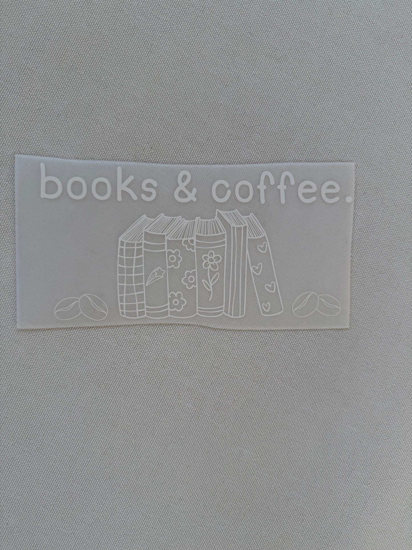 Books & Coffee (white) Shirt