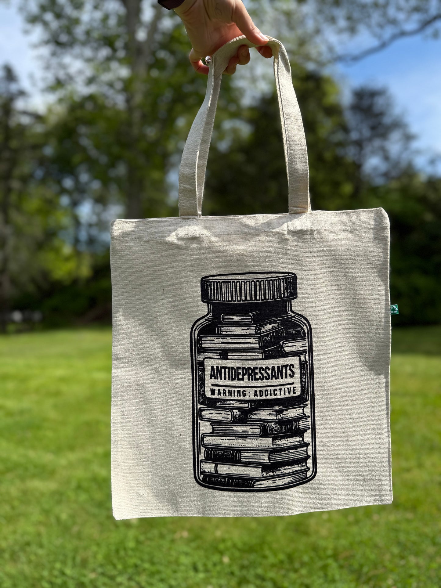 Antidepressants Pill Bottle Tote Bag