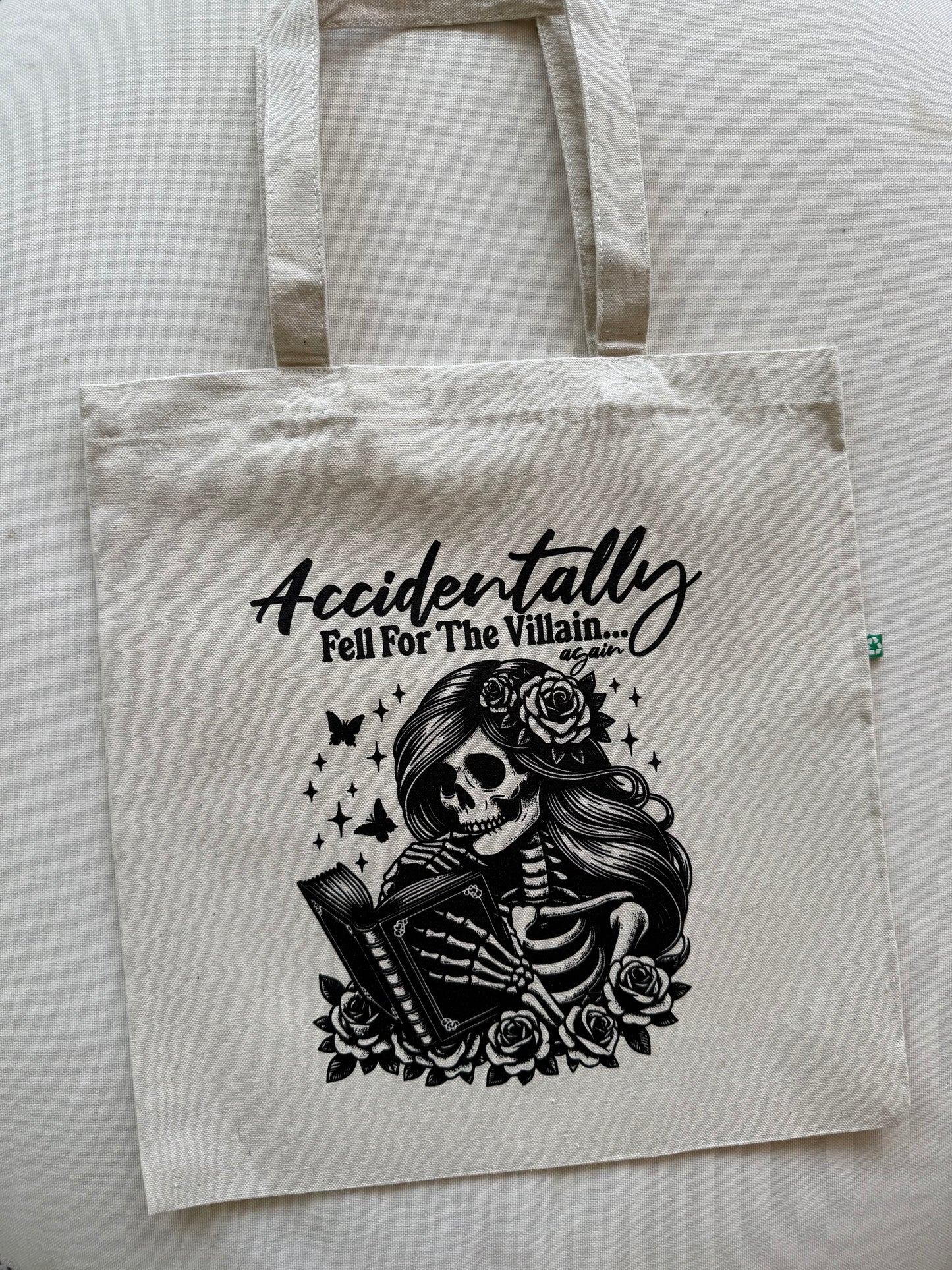 Accidentally Fell for the Villain Tote Bag
