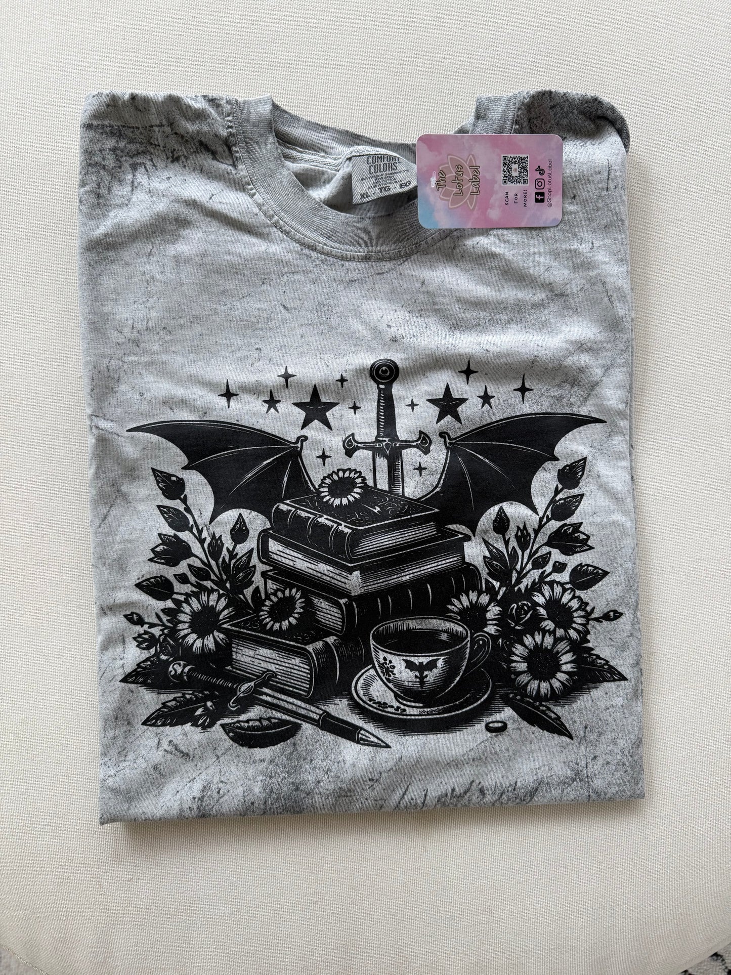 Books & Dragon Shirt