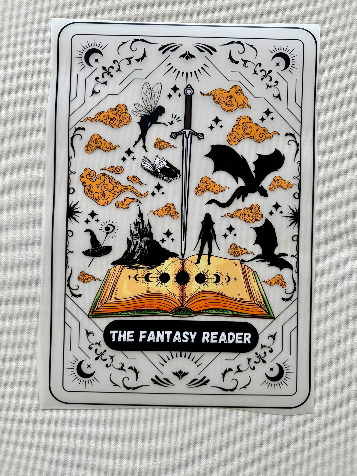 The Fantasy Reader Tarot Card Shirt