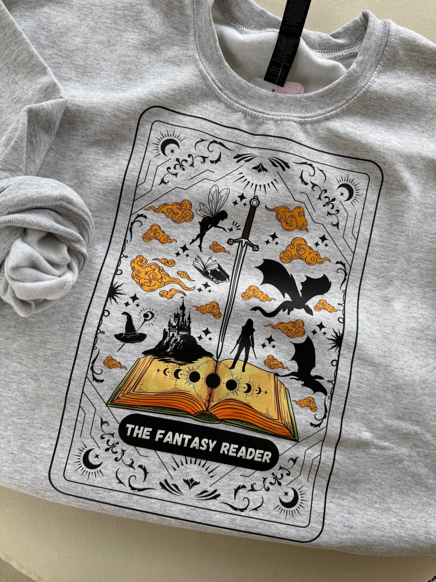 The Fantasy Reader Tarot Card Shirt