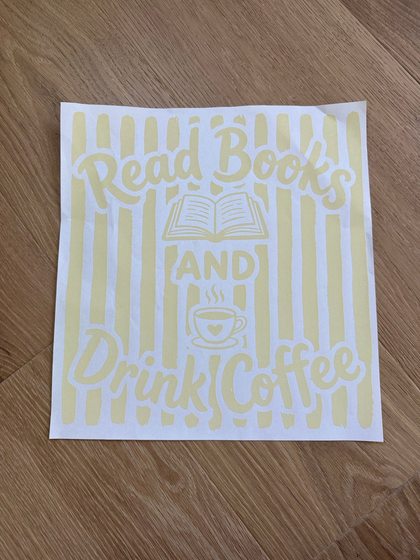 Read books & Drink Coffee (beige ink) Shirt
