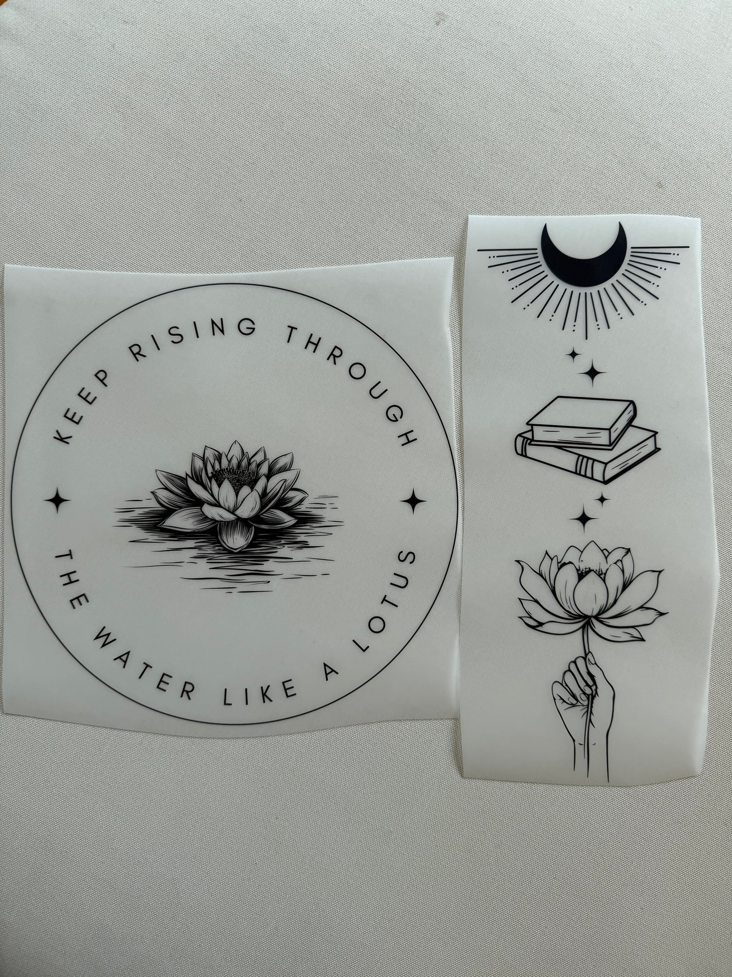 Keep rising through the water like a lotus Shirt (FRONT & BACK DESIGN)