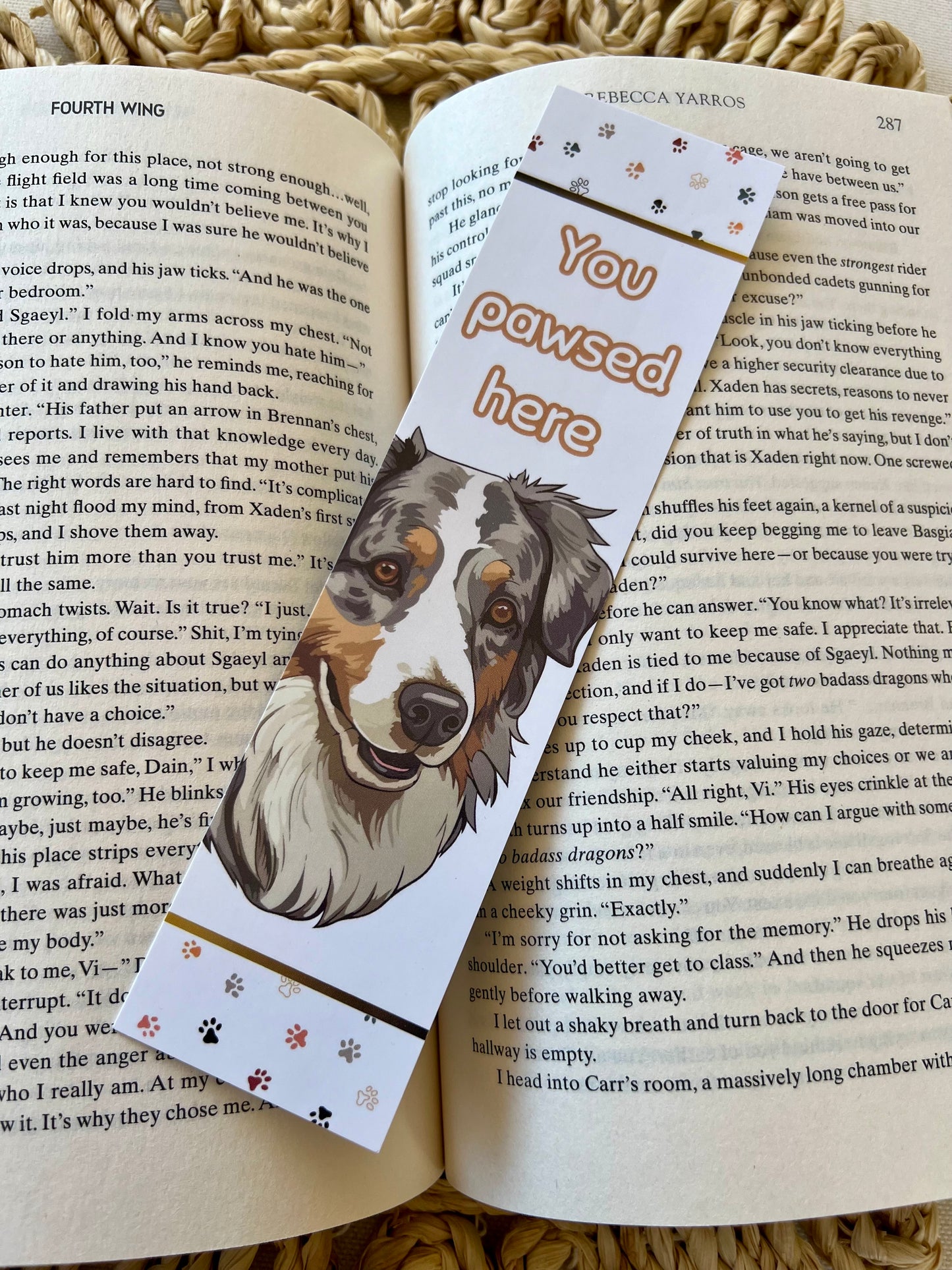 Australian Shepherd Classic Bookmark
