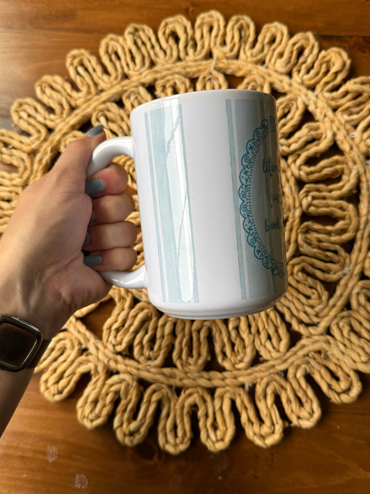 Literally Just a Bookworm Mug