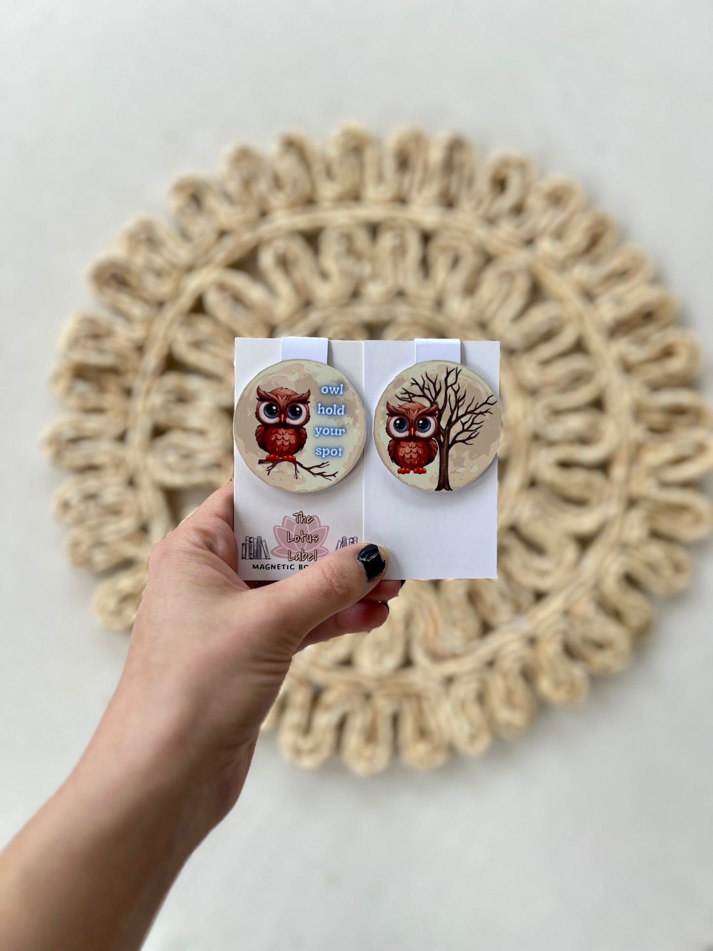 Owl Magnetic Bookmark