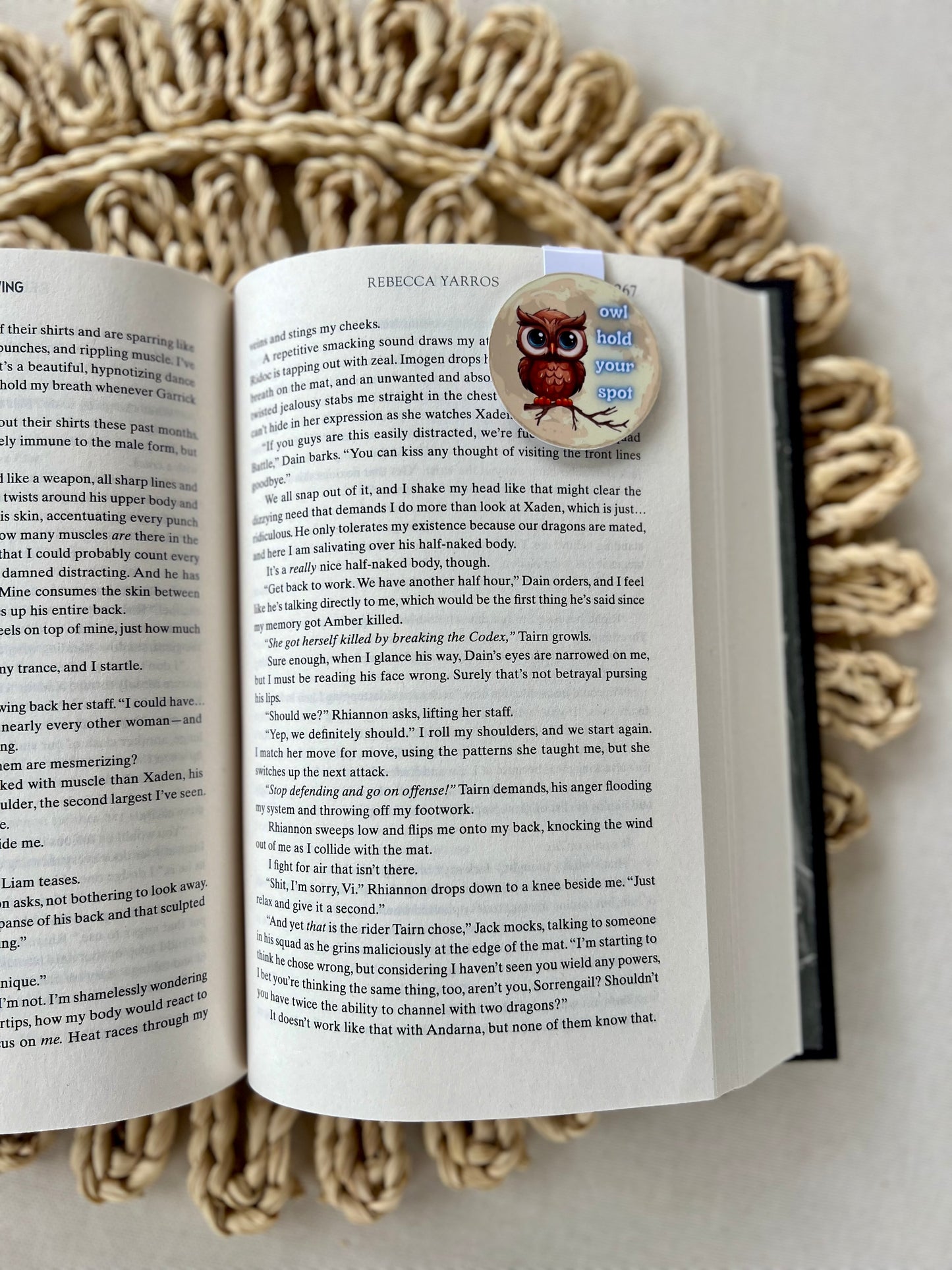 Owl Magnetic Bookmark