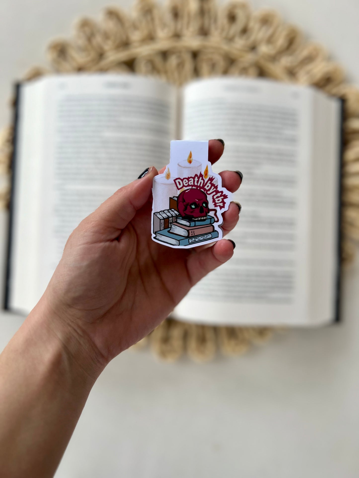 Death by TBR Magnetic Bookmark