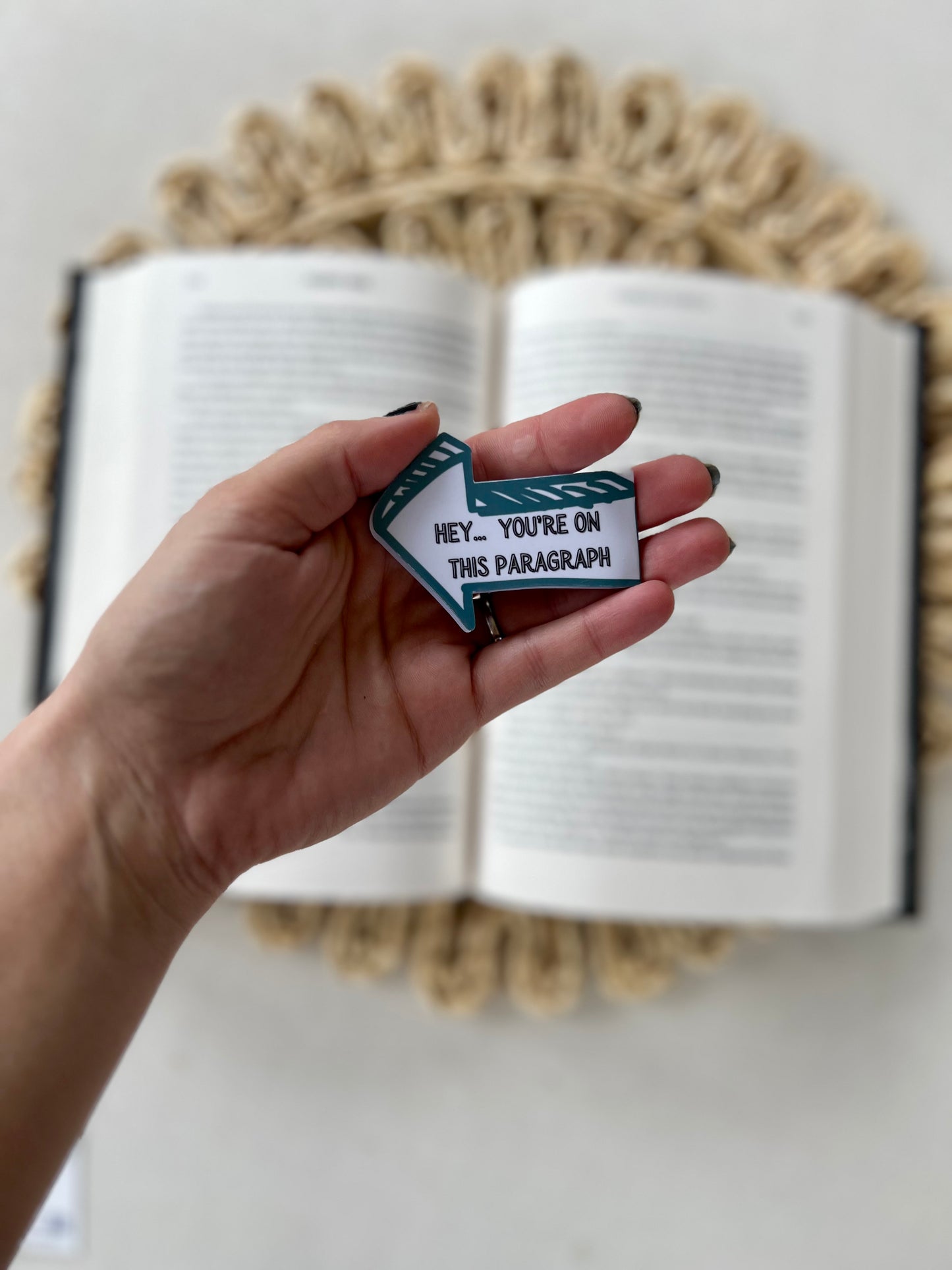 Hey... You're on this paragraph Magnetic Bookmark