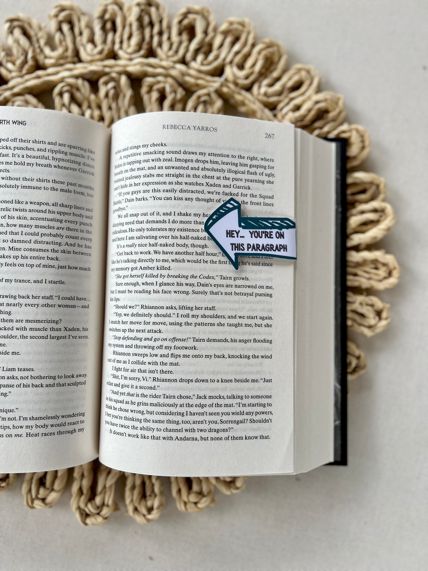 Hey... You're on this paragraph Magnetic Bookmark
