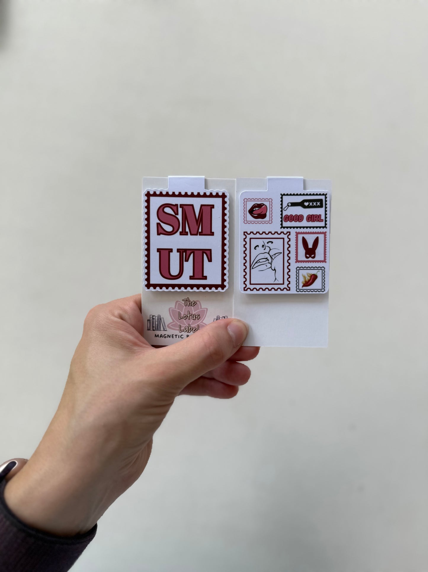 Smut Stamps Magnetic Bookmark