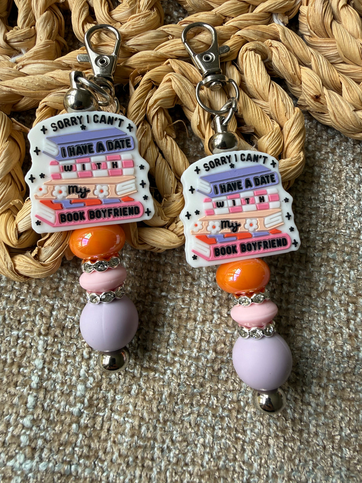 Date with my Book Boyfriend Tethered Charm