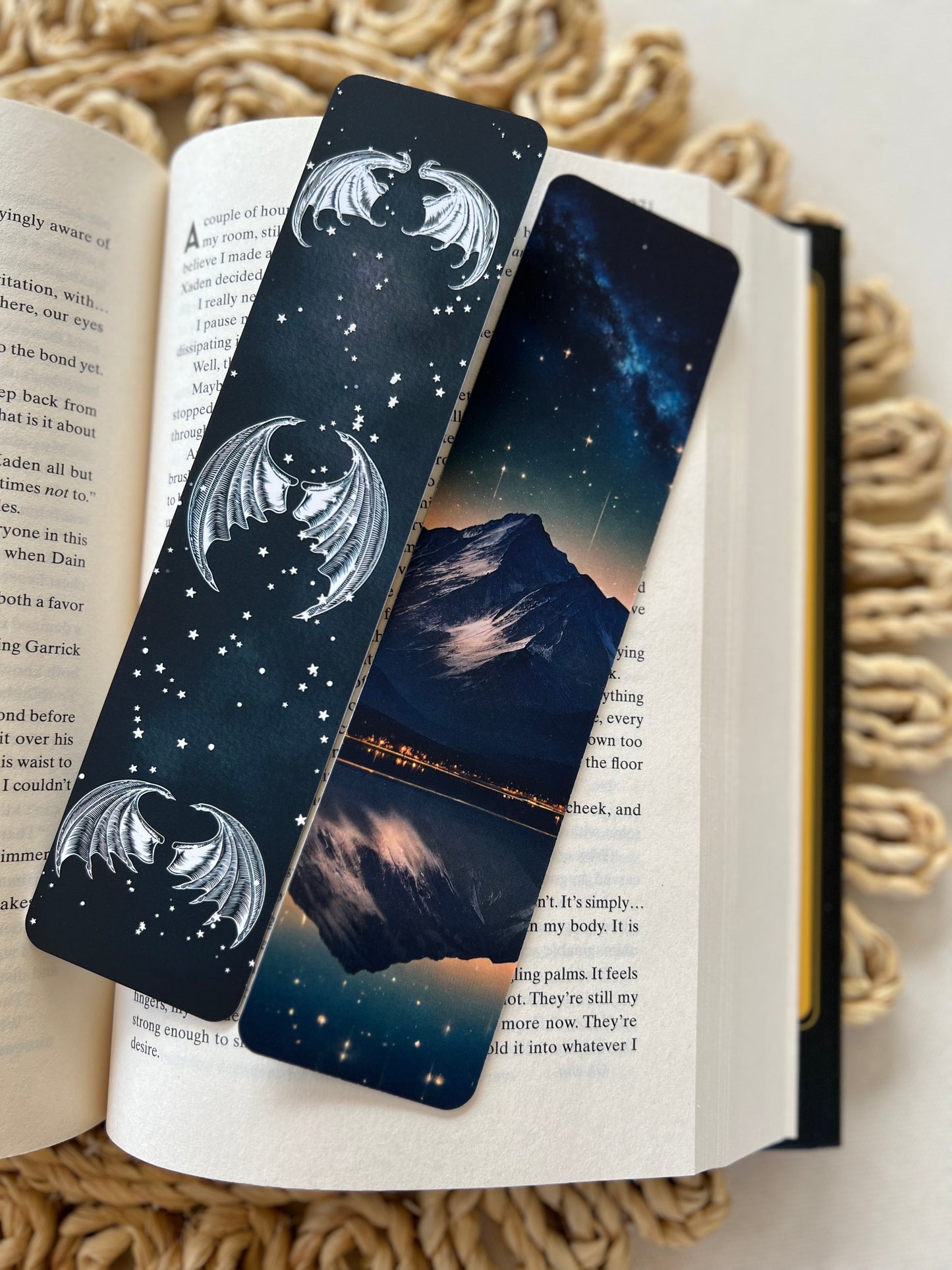 Soft Touch Laminate Bat Boys Classic Bookmark