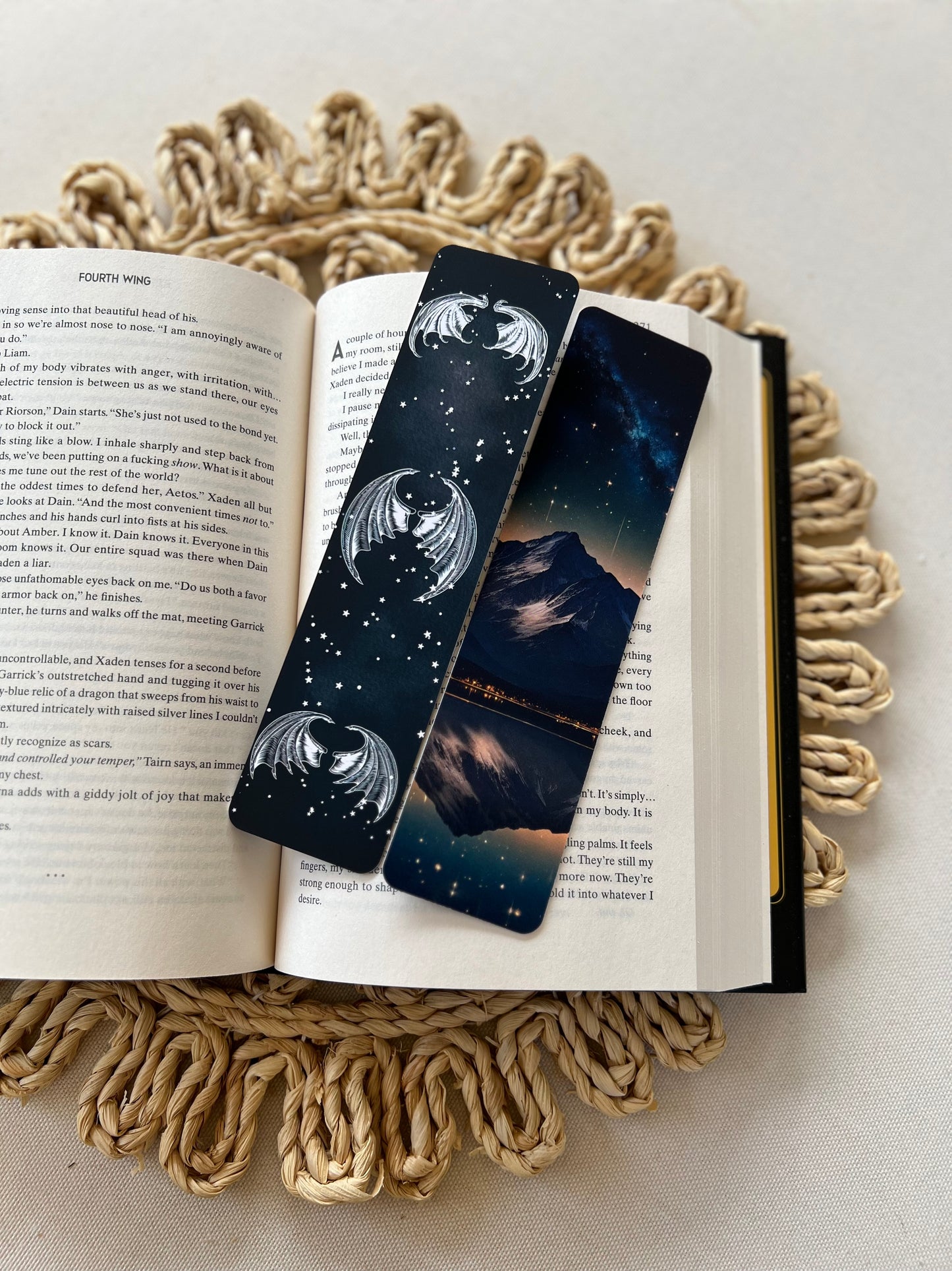Soft Touch Laminate Bat Boys Classic Bookmark