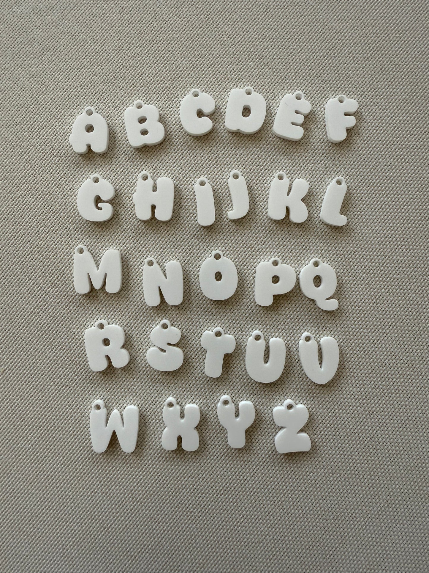 Black Book with Initial Tethered Charm