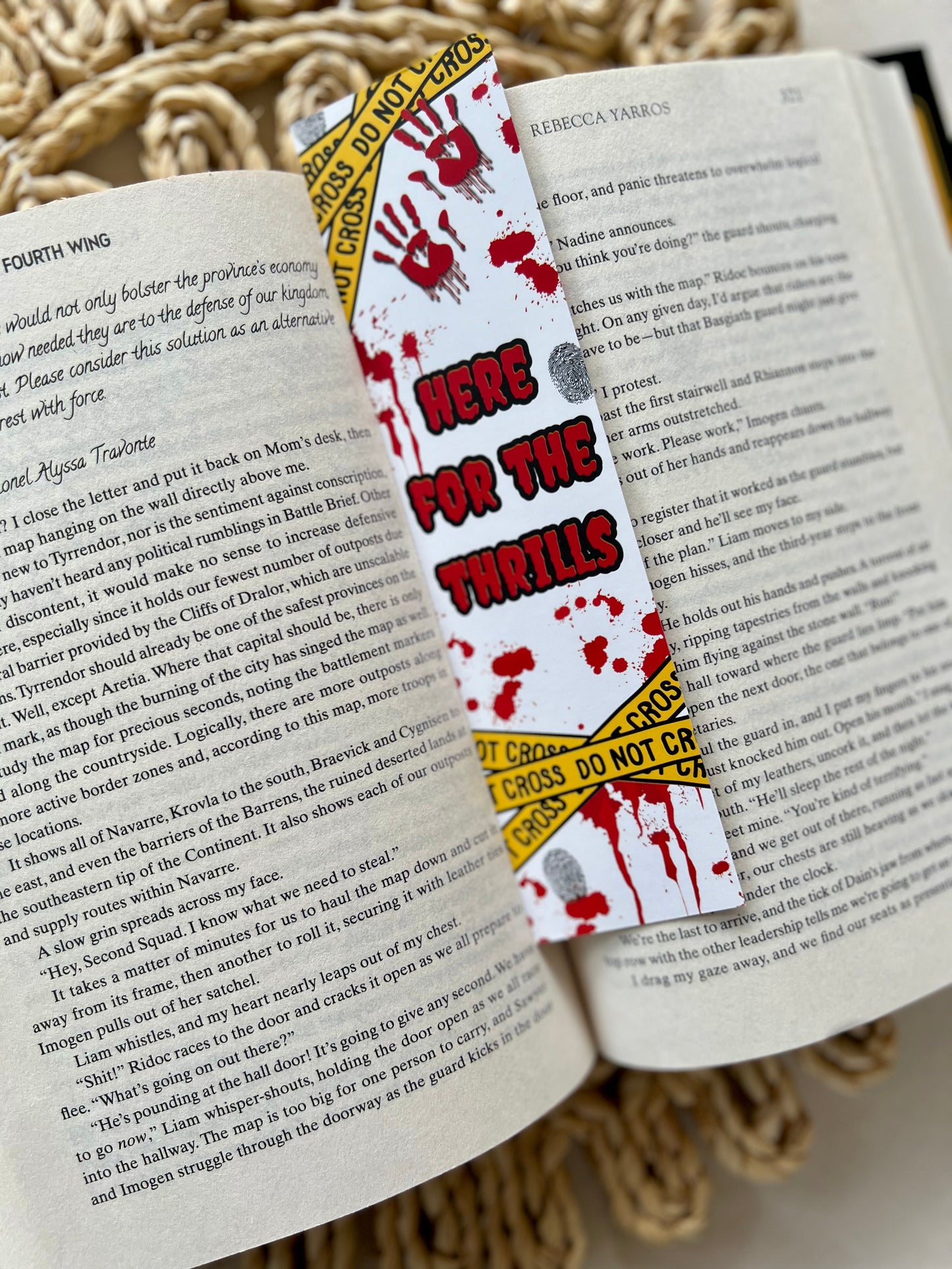 Thrills Crime Scene Classic Bookmark
