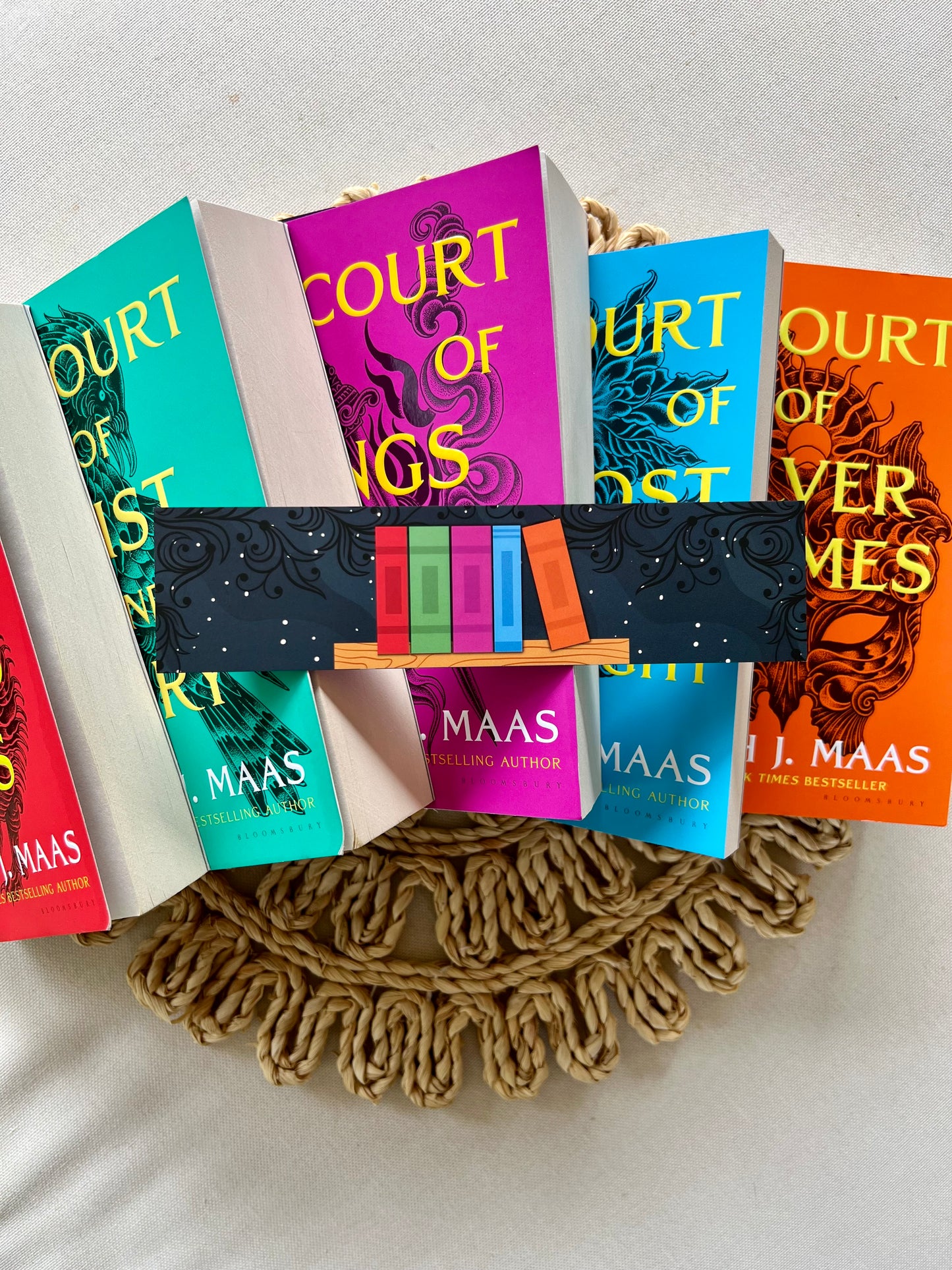 Color Scheme Bookshelf Classic Bookmark