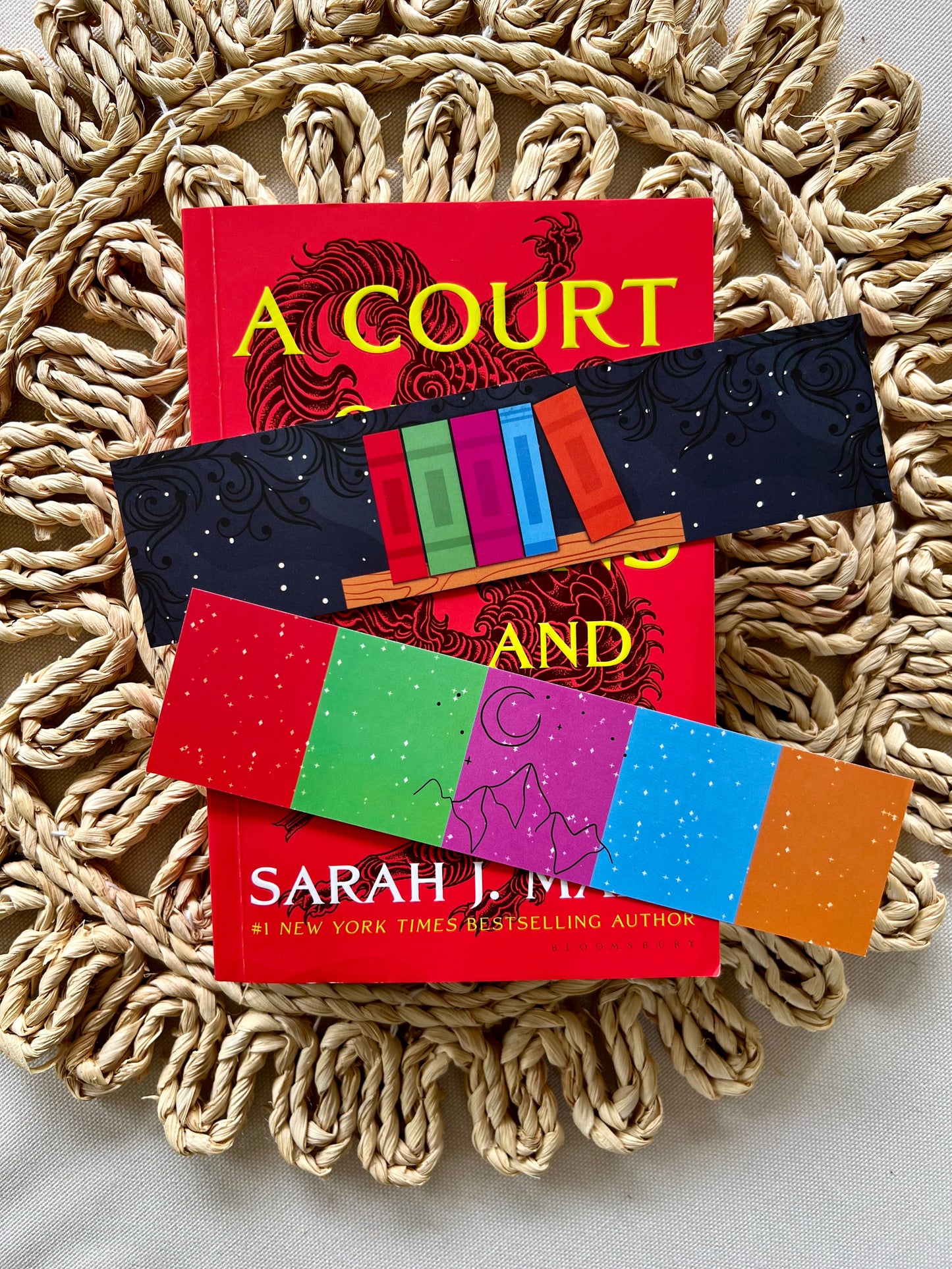 Color Scheme Bookshelf Classic Bookmark
