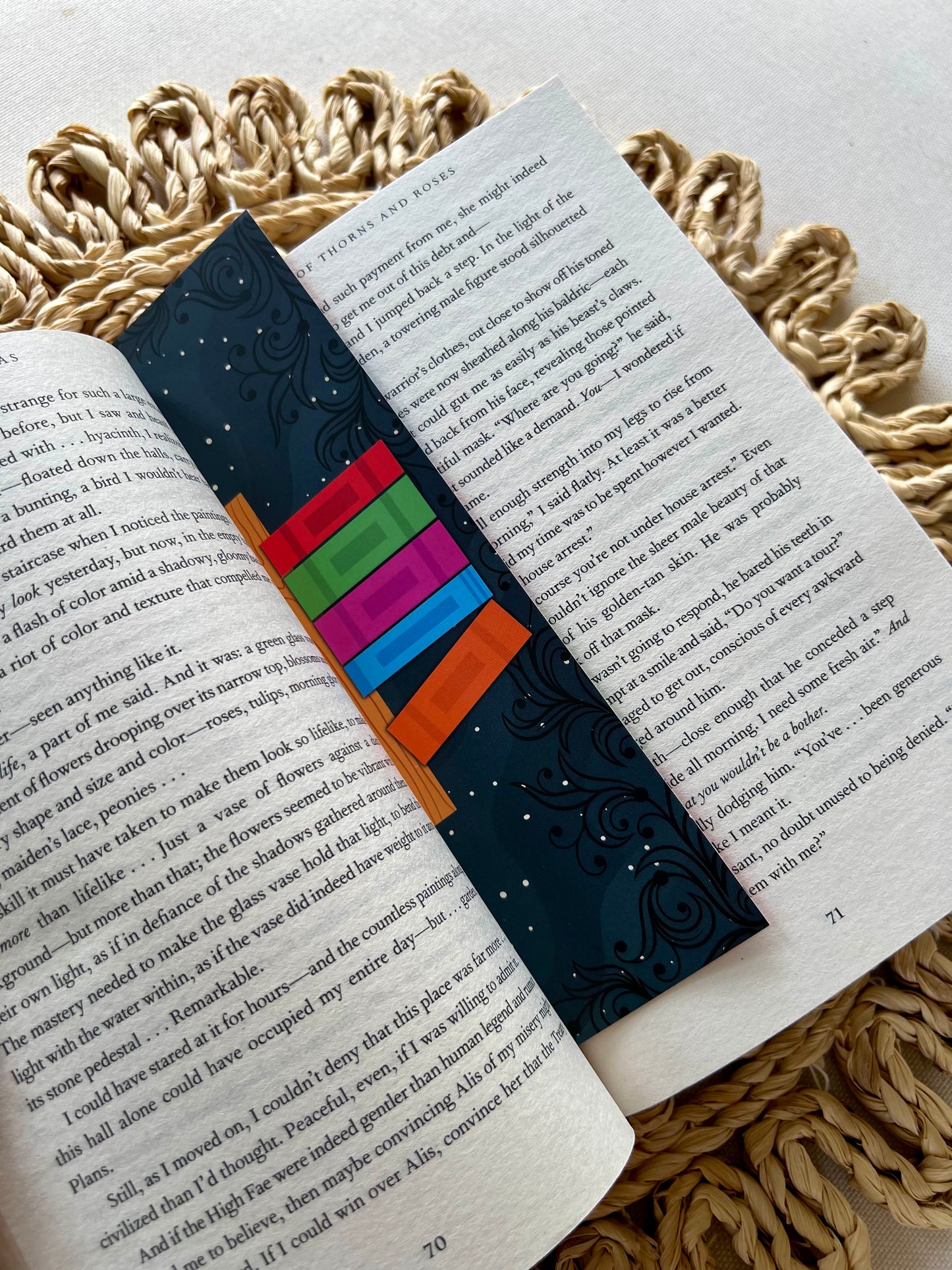 Color Scheme Bookshelf Classic Bookmark