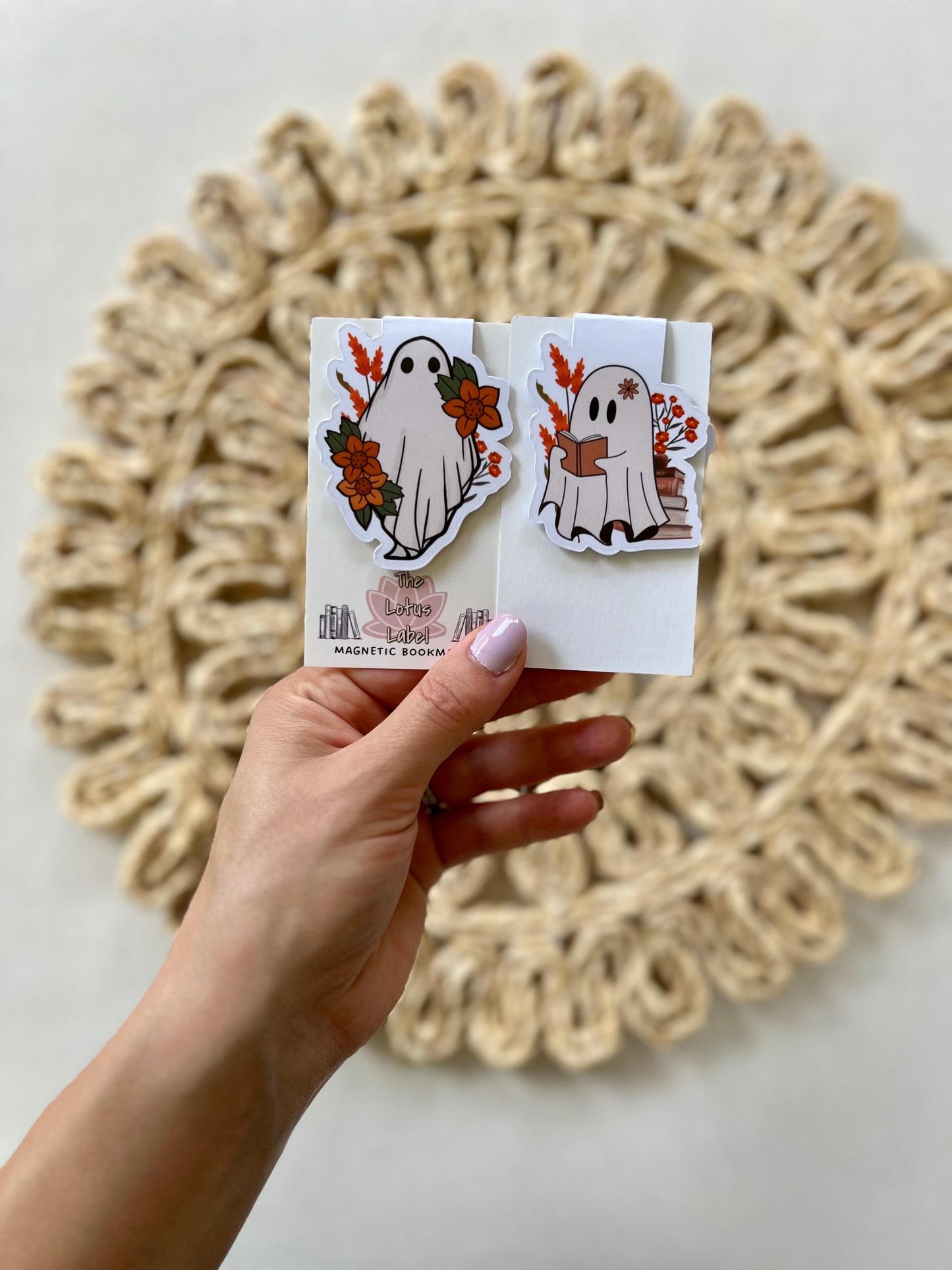 Ghost friend Magnetic Bookmark