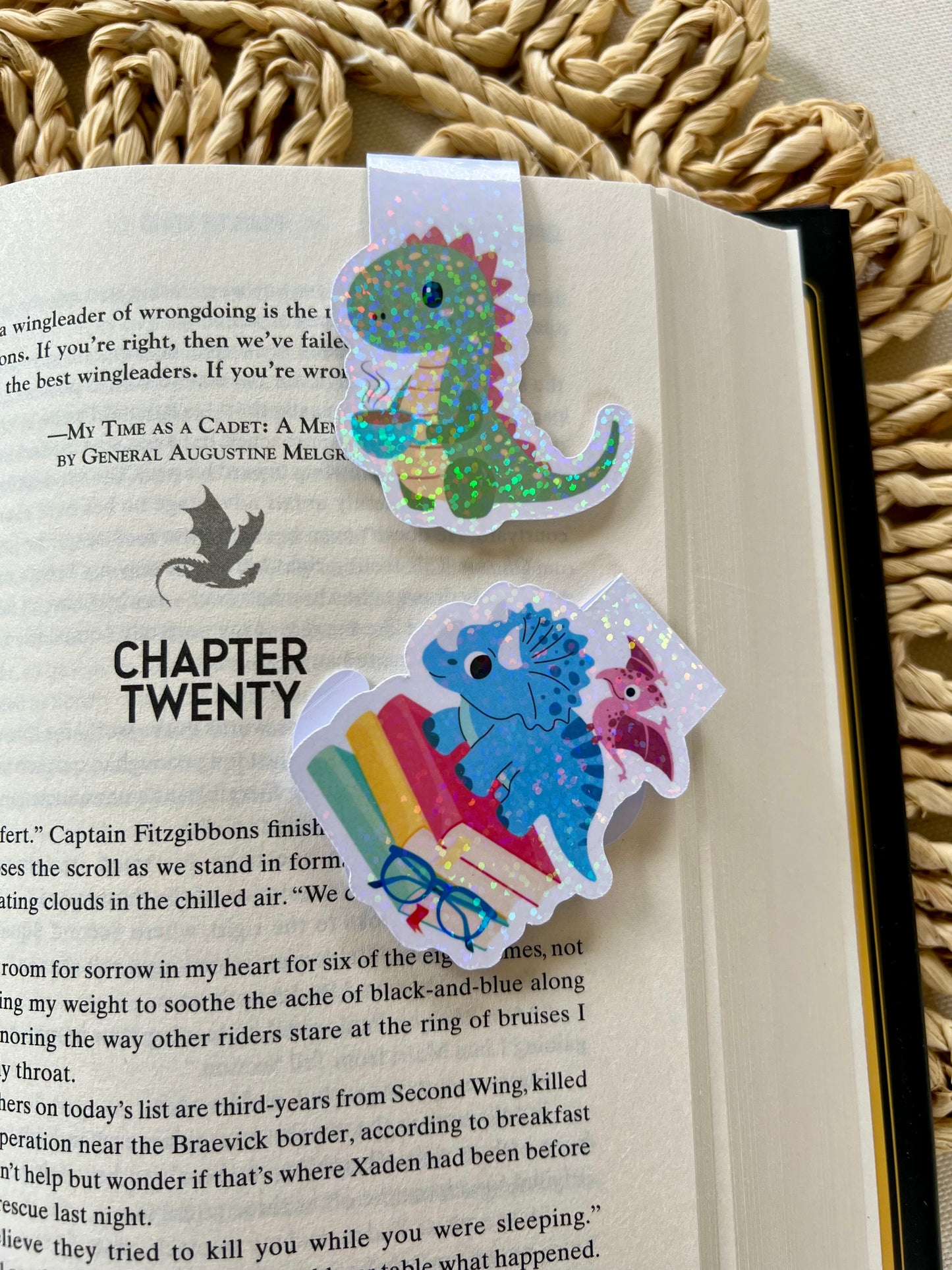 Tea Rex Magnetic Bookmark
