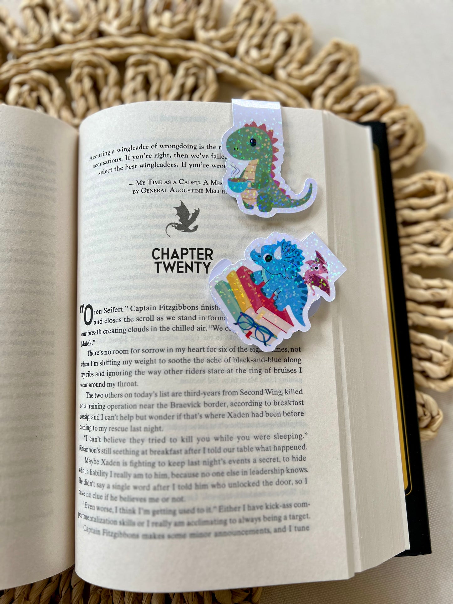 Tea Rex Magnetic Bookmark