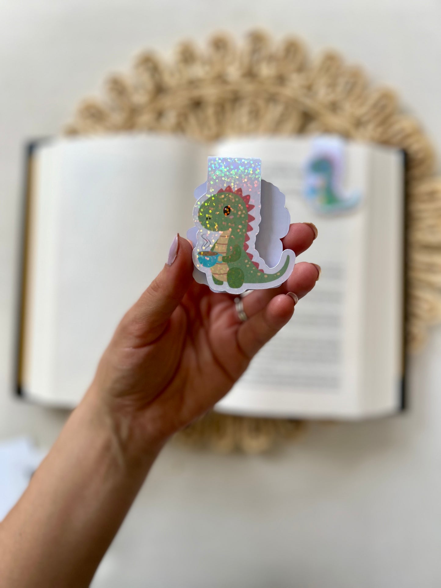 Tea Rex Magnetic Bookmark