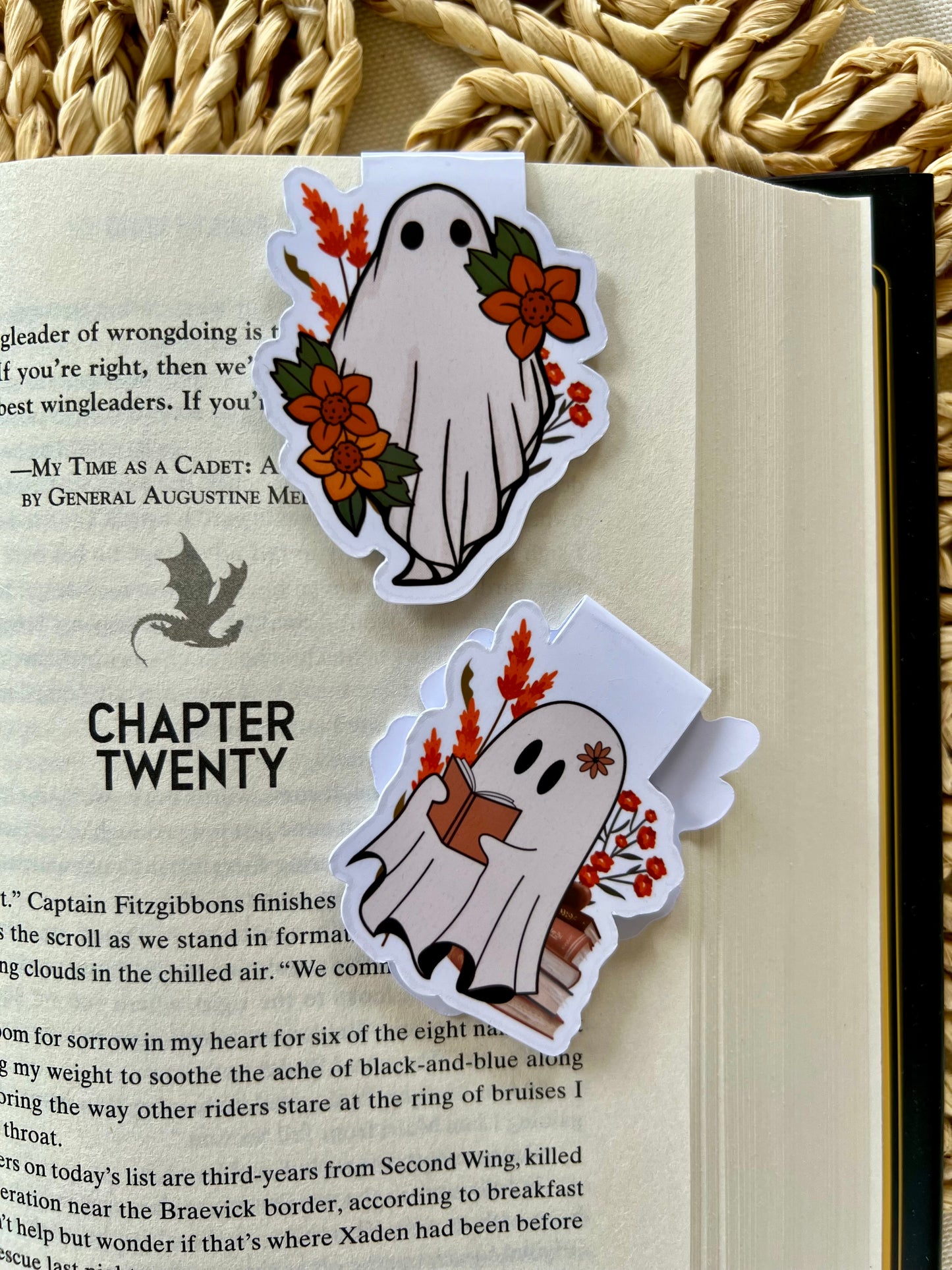 Ghost friend Magnetic Bookmark